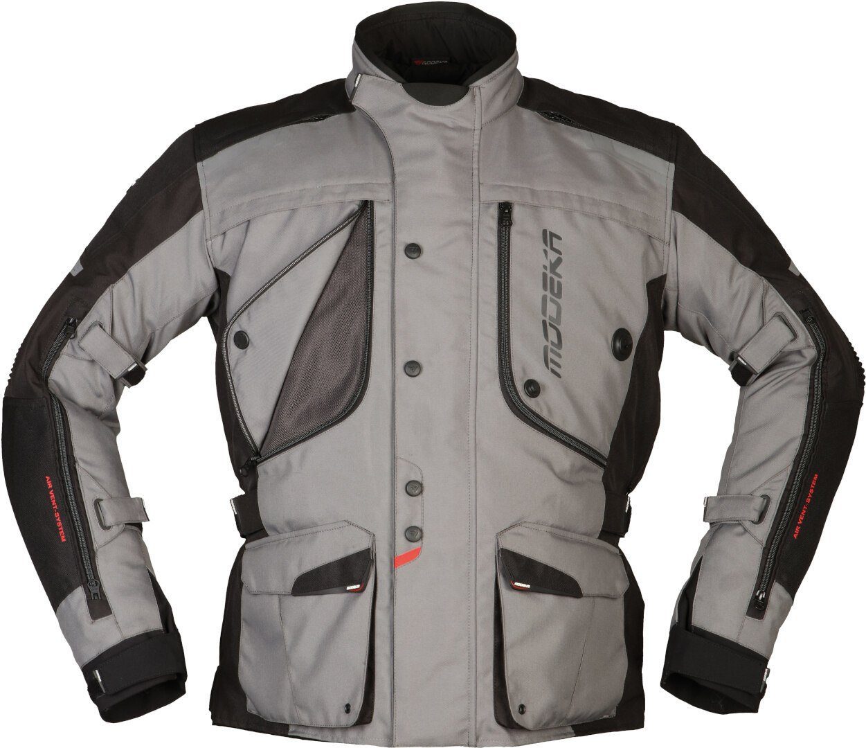 Textiljacke Motorradjacke Modeka Grey/Black Aeris Motorrad