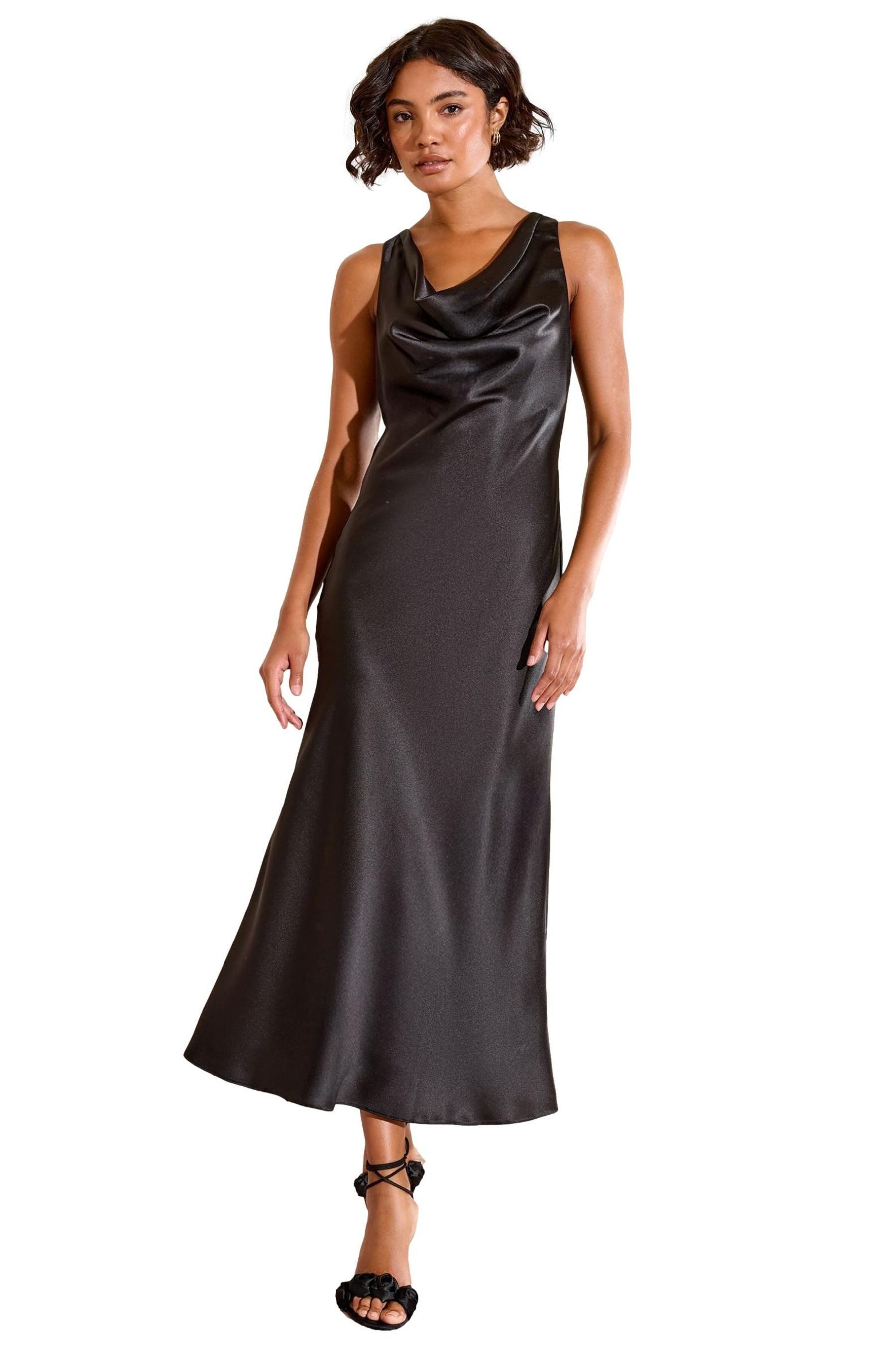 Friends Like These Midikleid Friends Like These Satin-Midikleid, Petite (1-tlg)