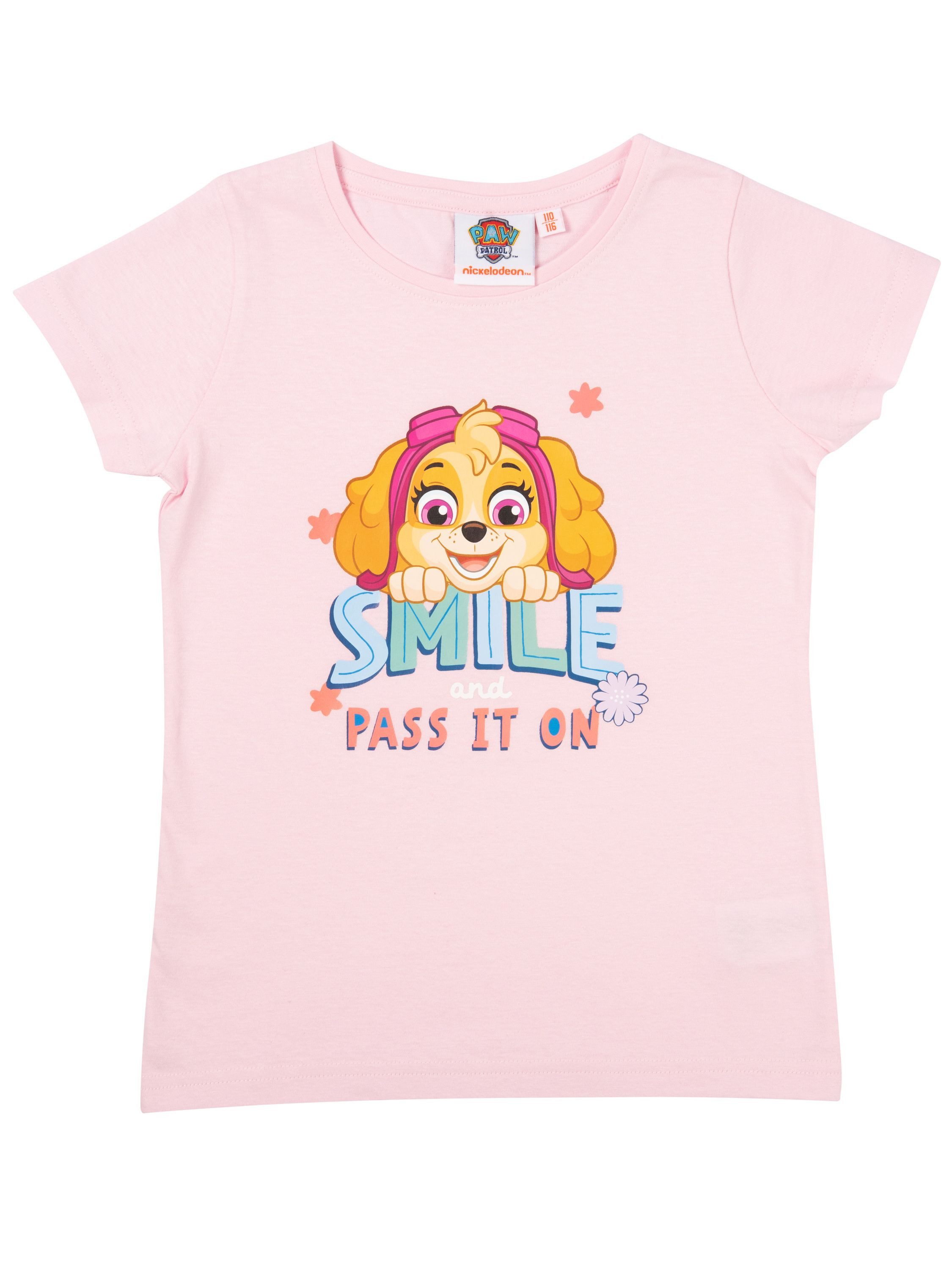 United Labels® T-Shirt Paw Patrol - Skye - Smile and pass it on