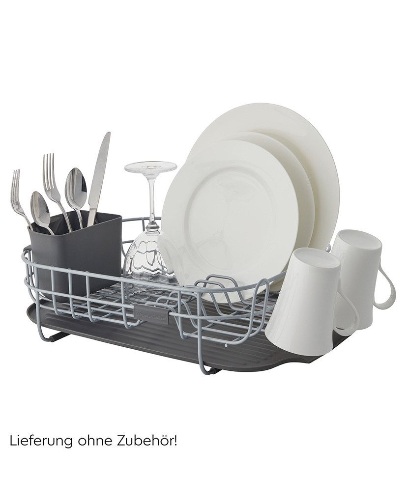 KitchenAid Geschirrständer KEG197OSGR, Platzsparender Geschirrtrockner, ideal für kleinere Spülbecken.