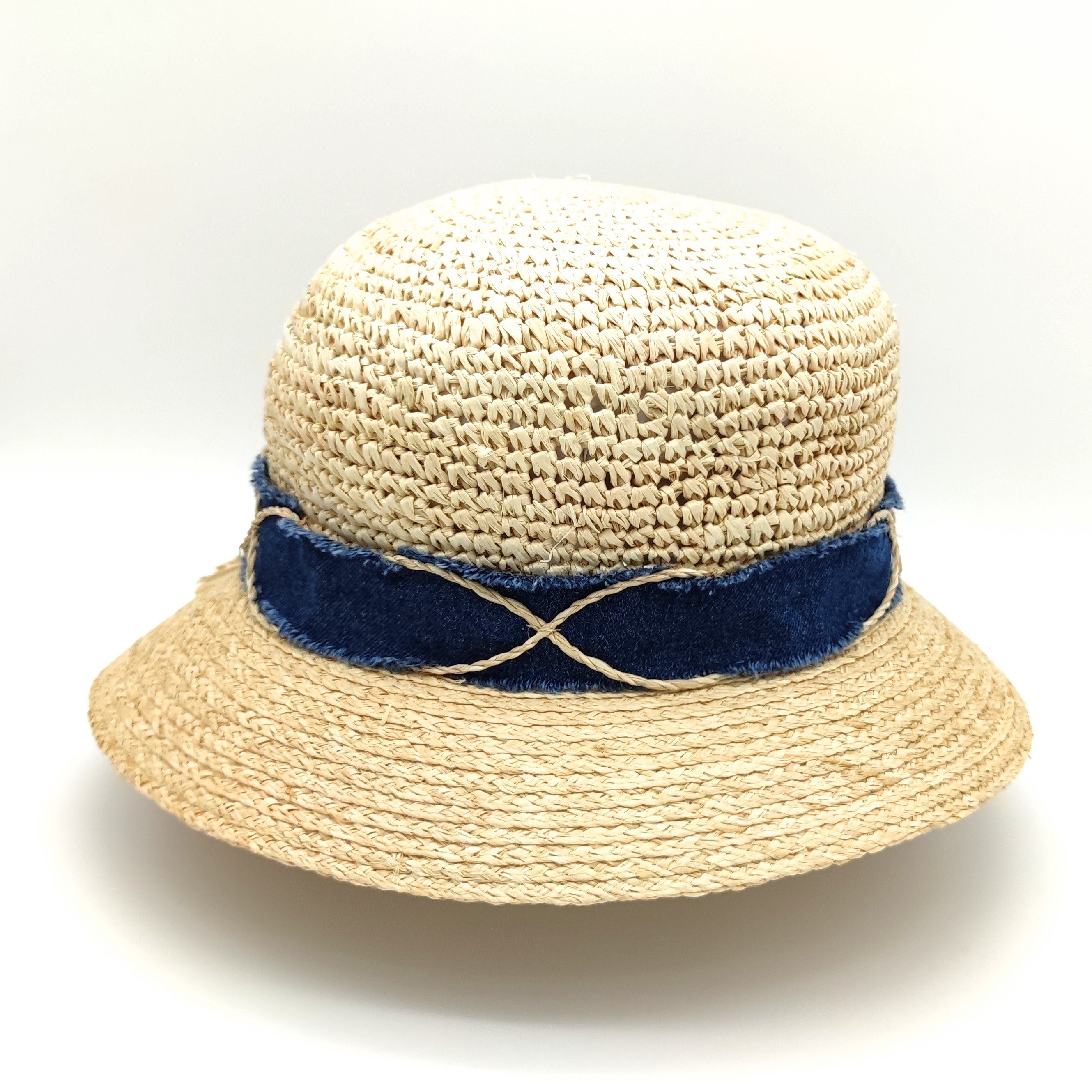 Strohhut Strohhut natural-denim