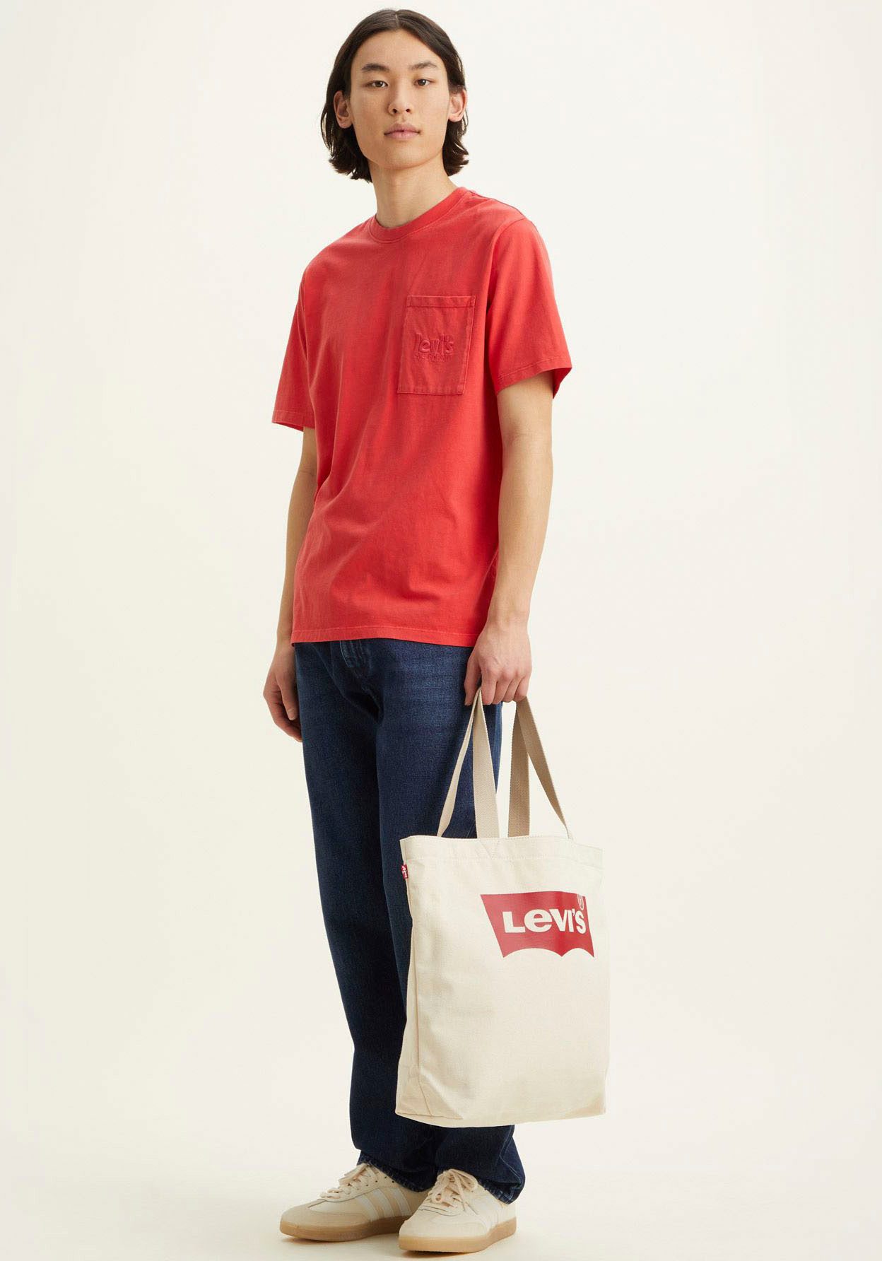 Levi's® Shopper, mit modischem Logo Druck Handtasche Damen Tasche Damen Henkeltasche
