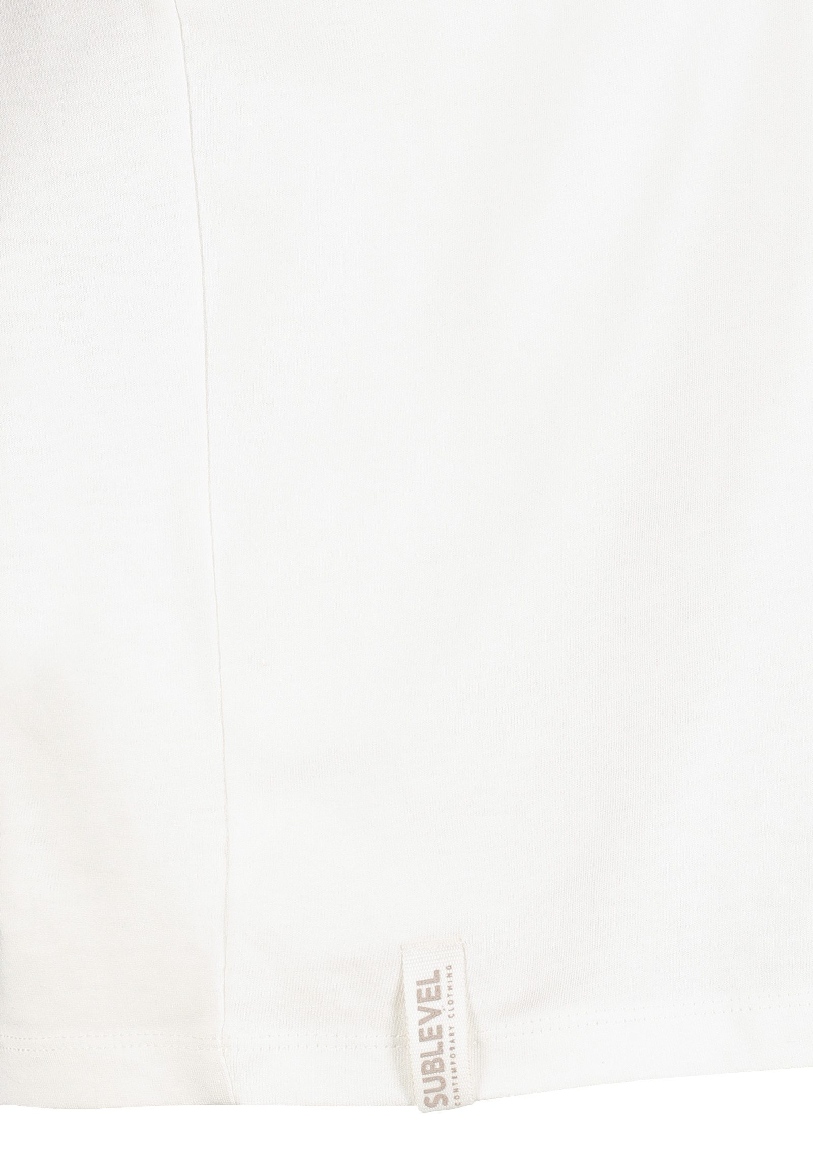 SUBLEVEL T-Shirt Modernes Kurzarmdesign mit subtilen Details (1-tlg) D12041 günstig online kaufen