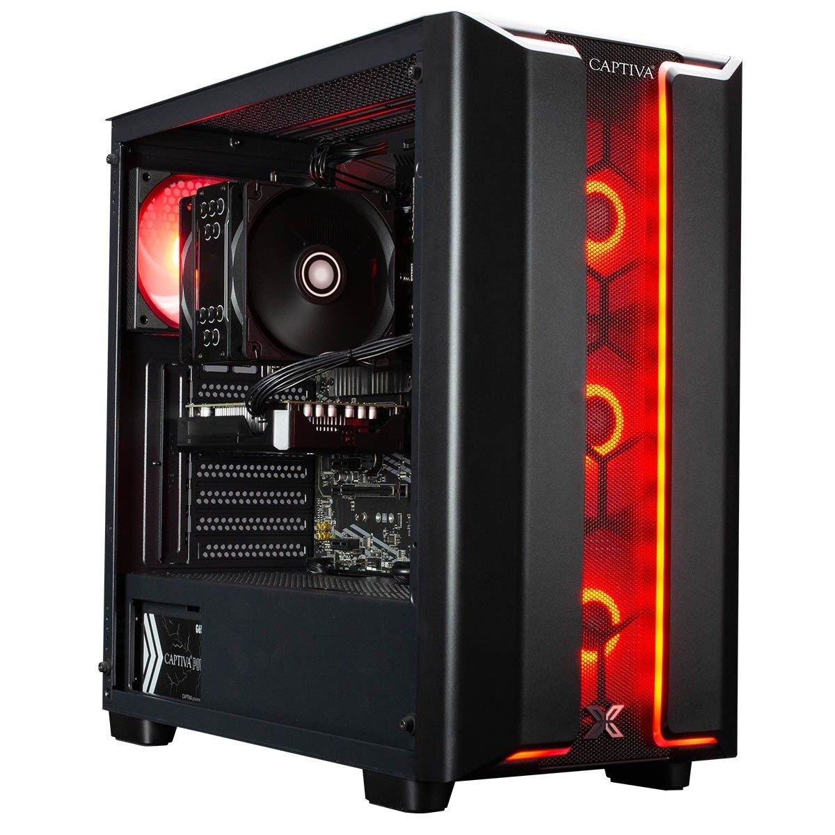 CAPTIVA Ultimate Gaming R90-666 PC (AMD Ryzen 7 9800X3D, GeForce® RTX™ 5090, 32 GB RAM, 2000 GB SSD, Luftkühlung, WLAN, Windows 11 Home)