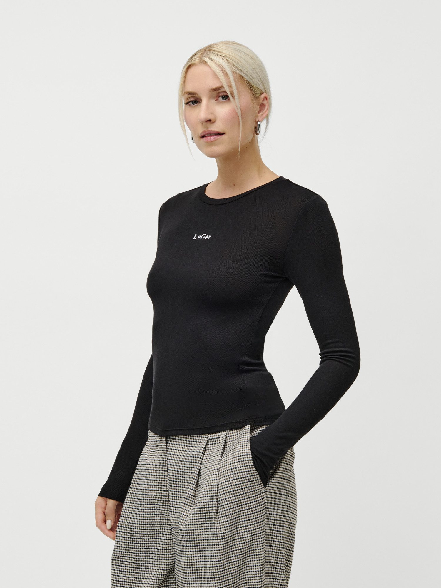 LeGer Langarmshirt Vianne, LeGer by Lena Gercke Regular fit mit Rundhalsaus günstig online kaufen