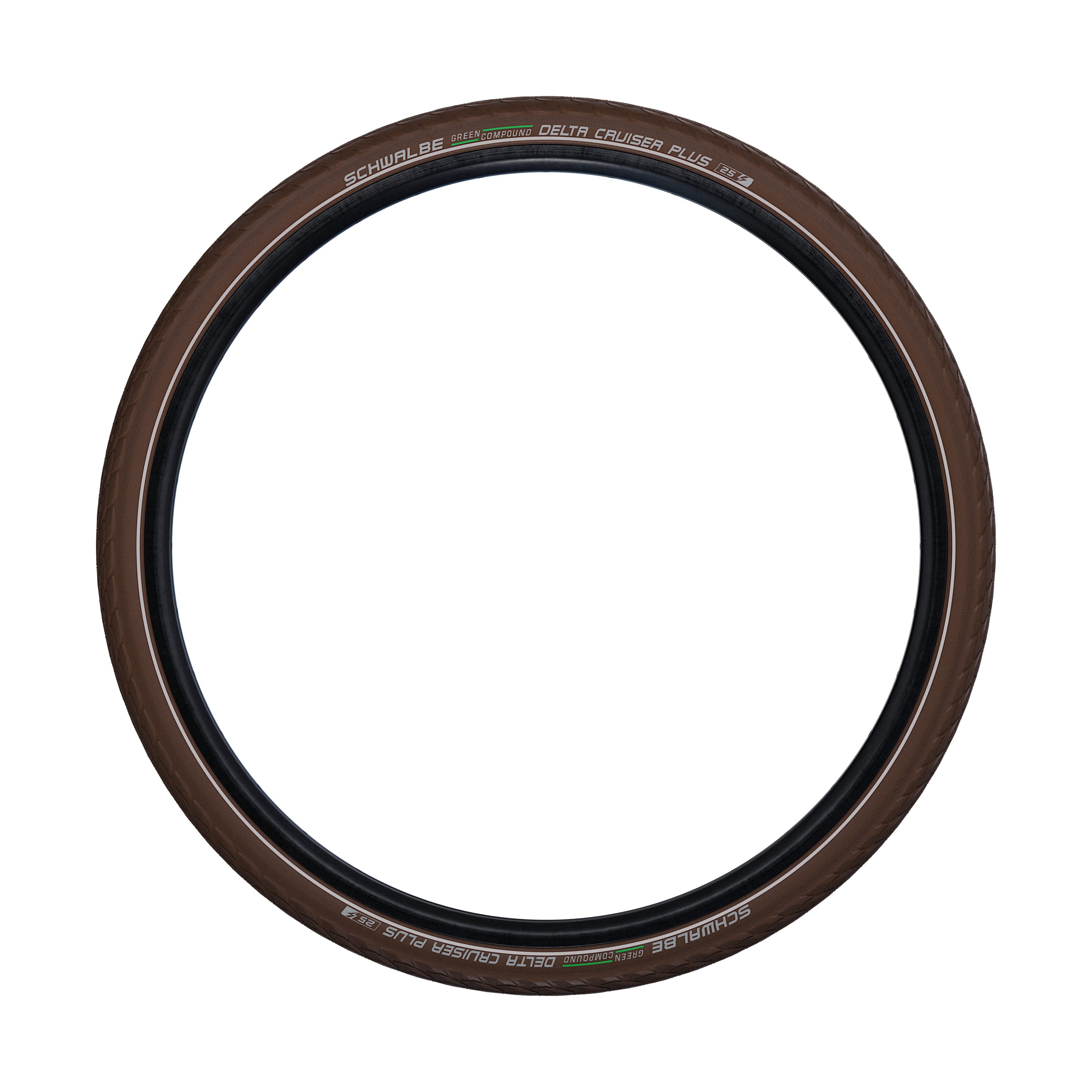 Schwalbe Fahrradreifen Schwalbe Delta Cruiser Plus 37-622 braun PunctureGuard Reflex 28x1.40, Drahtreifen