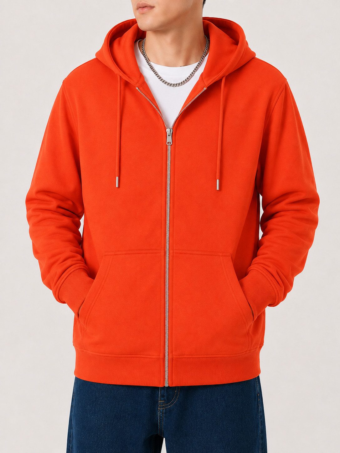 S&S Kapuzensweatjacke Herren Kapuzenjacke Zip-Hoodie (Packung, 1-tlg., Kapuzensweatjacke) Sweatshirt Kapuze mit Reißverschluss