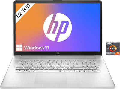 HP 17" Laptop, Full HD IPS-Display, 8 GB RAM, Windows 11 Home, Business-Notebook (43,9 cm/17,3 Zoll, AMD Ryzen 5 5500U, Radeon Graphics, 512 GB SSD, 17-cp0252ng)
