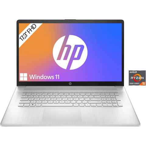 HP 17" Laptop, Full HD IPS-Display, 8 GB RAM, Windows 11 Home, Business-Notebook (43,9 cm/17,3 Zoll, AMD Ryzen 5 5500U, Radeon Graphics, 512 GB SSD, 17-cp0252ng)