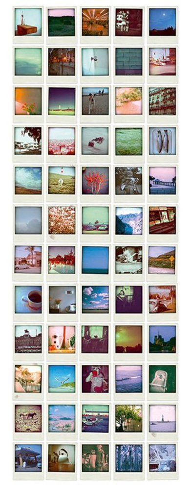Architects Paper Fototapete Click, (1 St), Fototapete Polaroid Tapete Natur Panel 1,00m x 2,80m