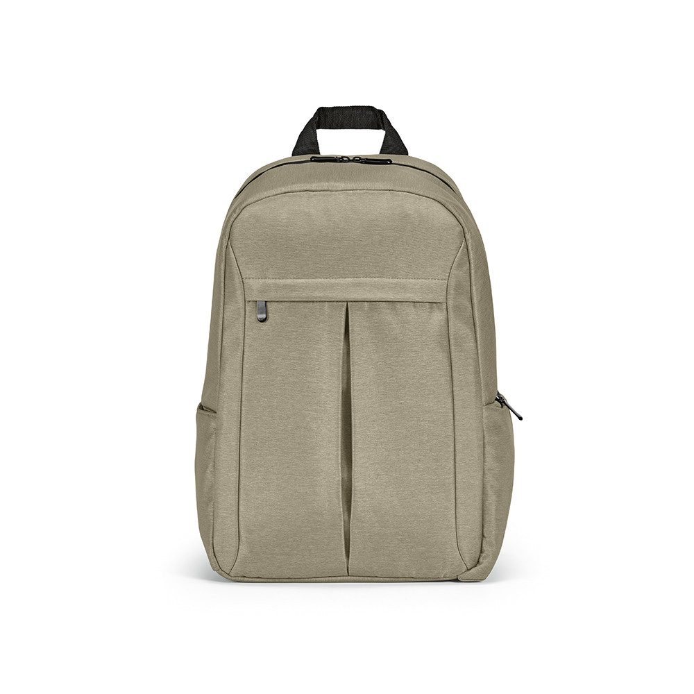 CABBEL Rucksack Rucksack 22L Laptop 17 Zoll wasserdicht rPET Trolley nachhaltig 22L (Rucksack, 1-tlg., Einzelartikel), Kamel, recyceltes Polyester, gepolstert, ergonomisch, Schulterriemen