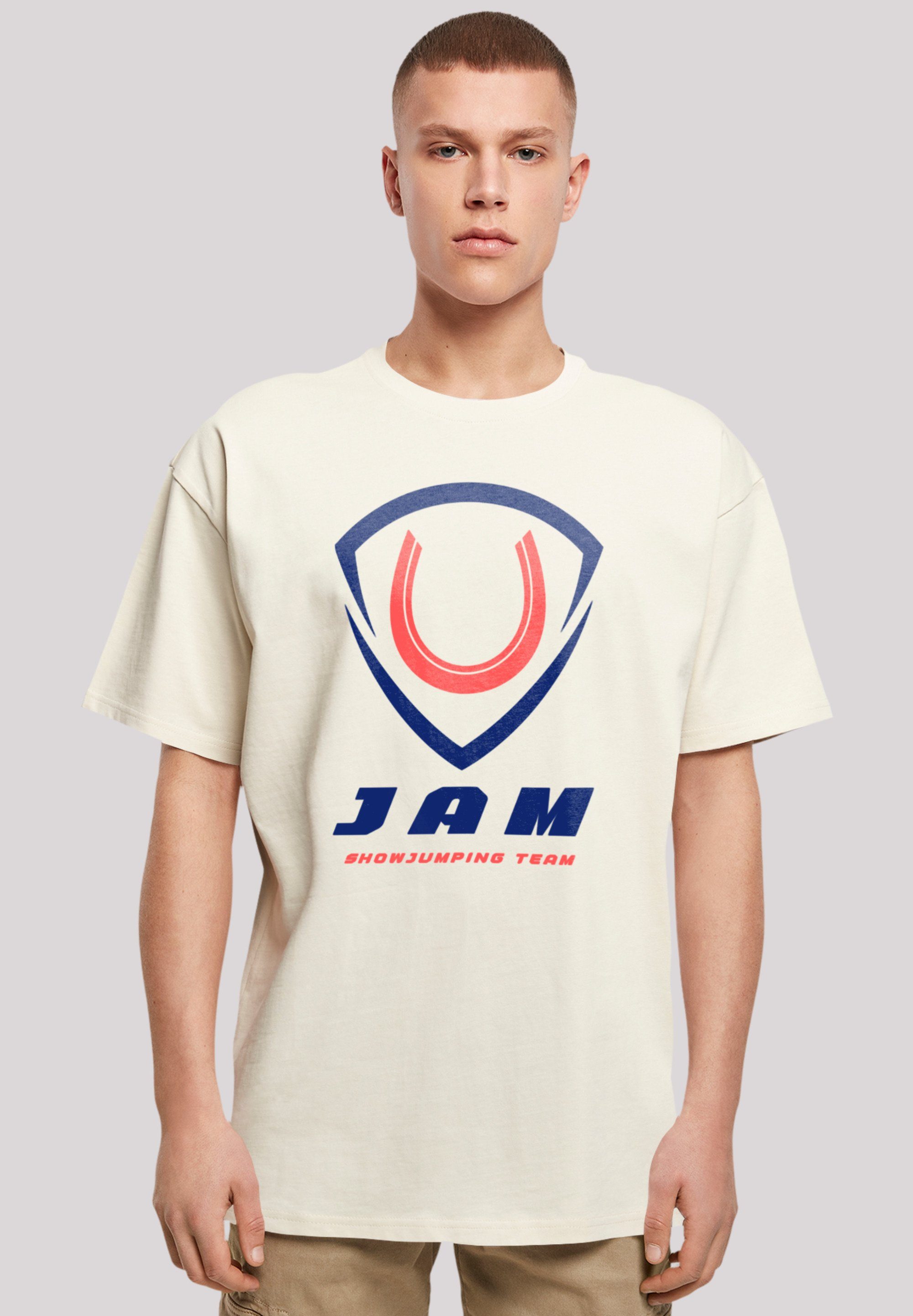 F4NT4STIC T-Shirt JAM Showjumping Print sand