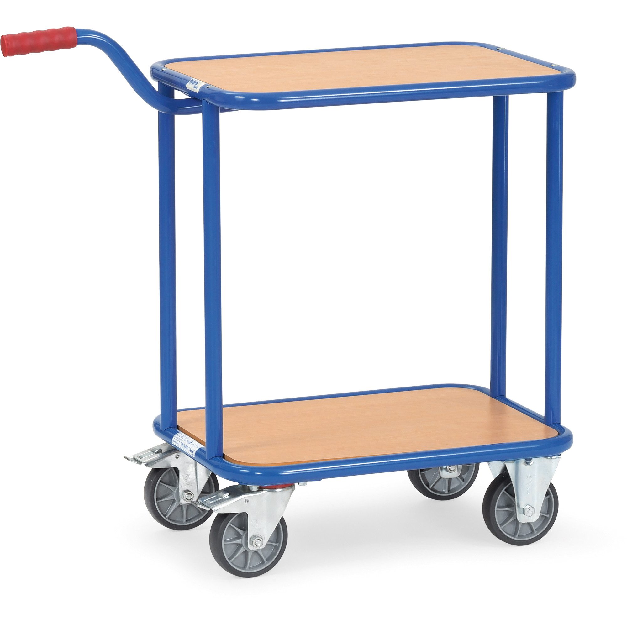 FETRA Transportwagen Transportwagen KF 33 1164 2 Holzböden 600x450mm