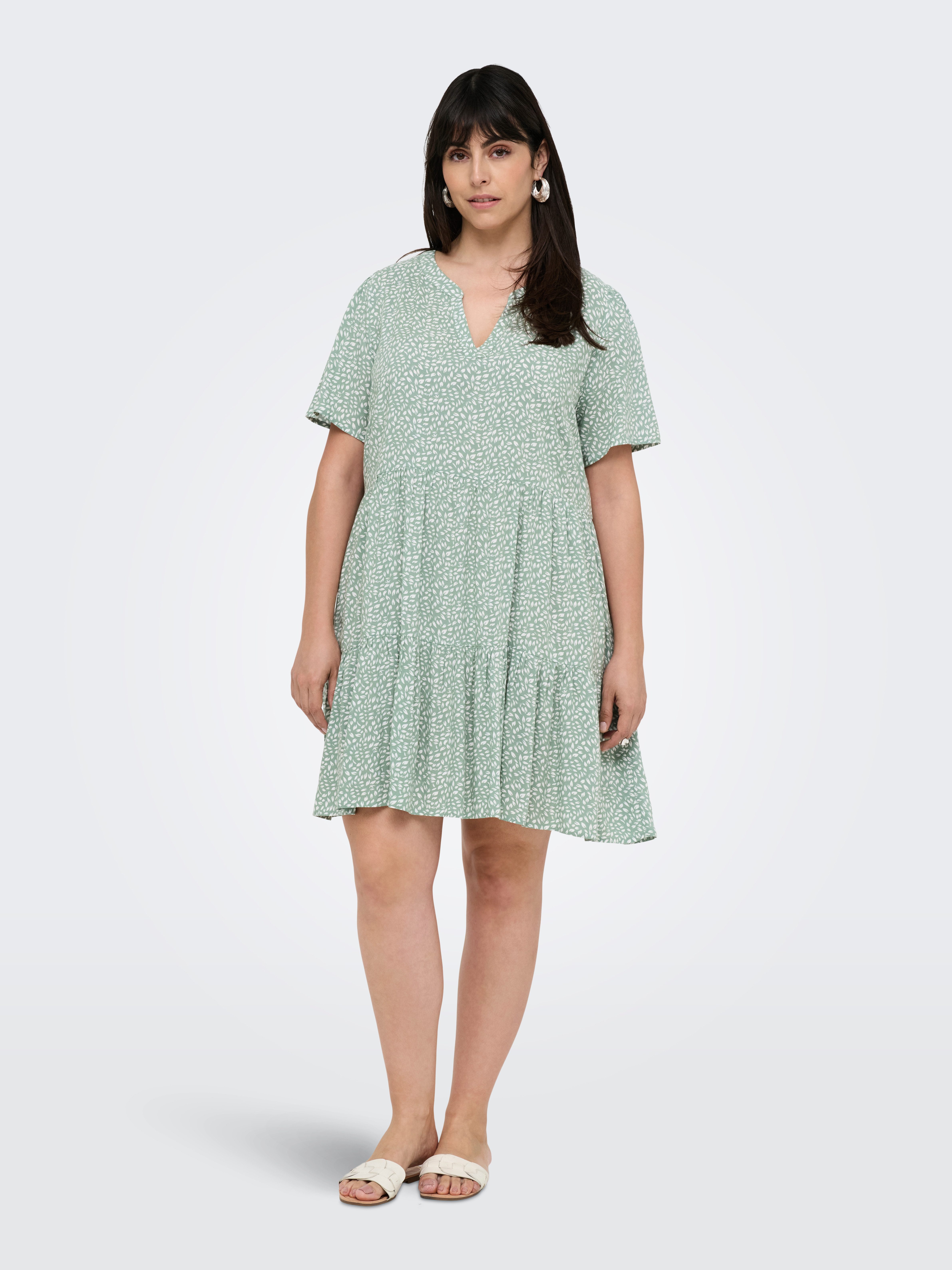 ONLY CARMAKOMA Minikleid CARZALLY LIFE S/S THEA TUNIC DRESS NOOS Sommerkleid