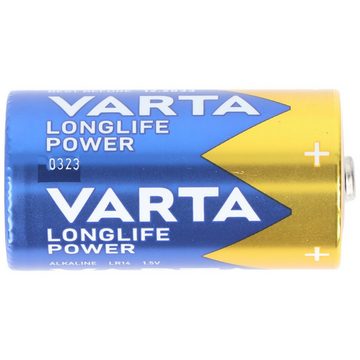 VARTA Varta Longlife Power (ehem. High Energy) Alkaline Batterie Baby, LR14 Batterie, (1,5 V)