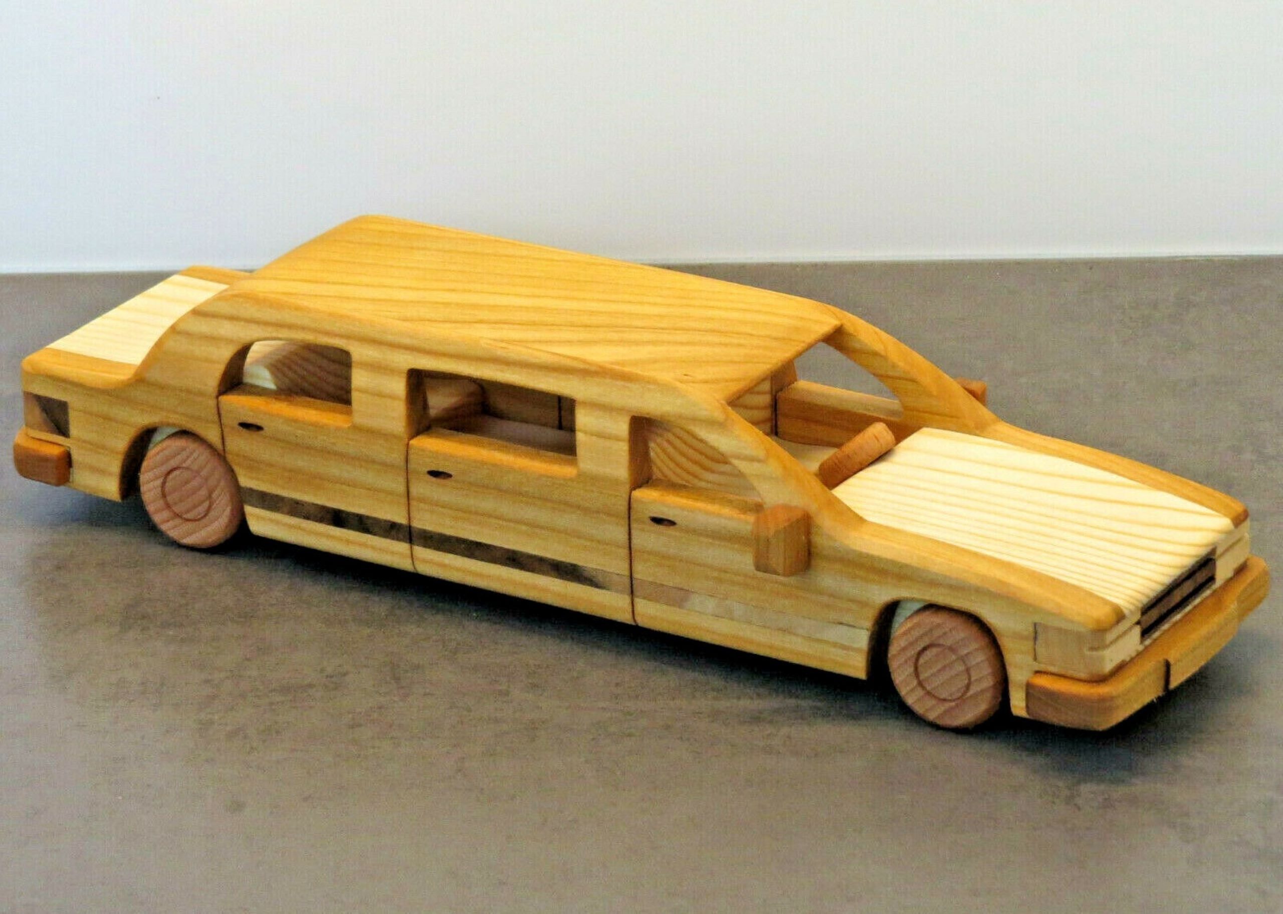 Holzprodukte Spielzeug-Auto Stretch Limousine Stretchlimousine Limo Modellauto Auto Holz Groß