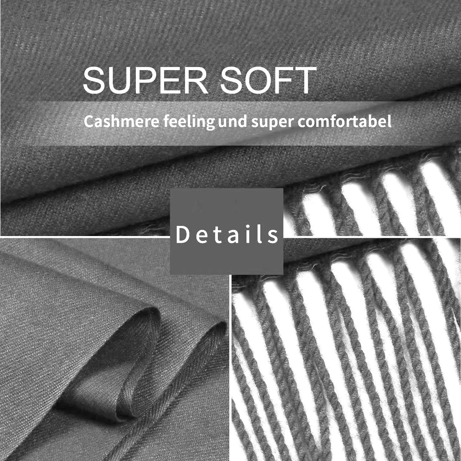 Moschen-Bayern Pashmina Pashmina Stola Damen Kaschmir Schultertuch Abendkleid festlich Schal