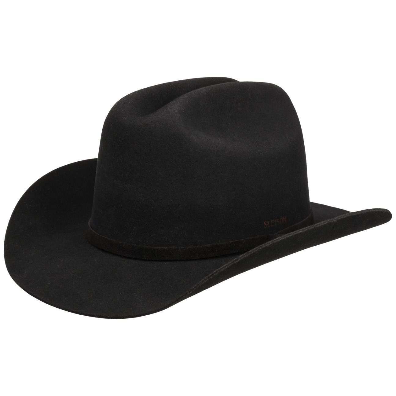 Stetson Cowboyhut (1-St) Wollfilzhut mit Lederband
