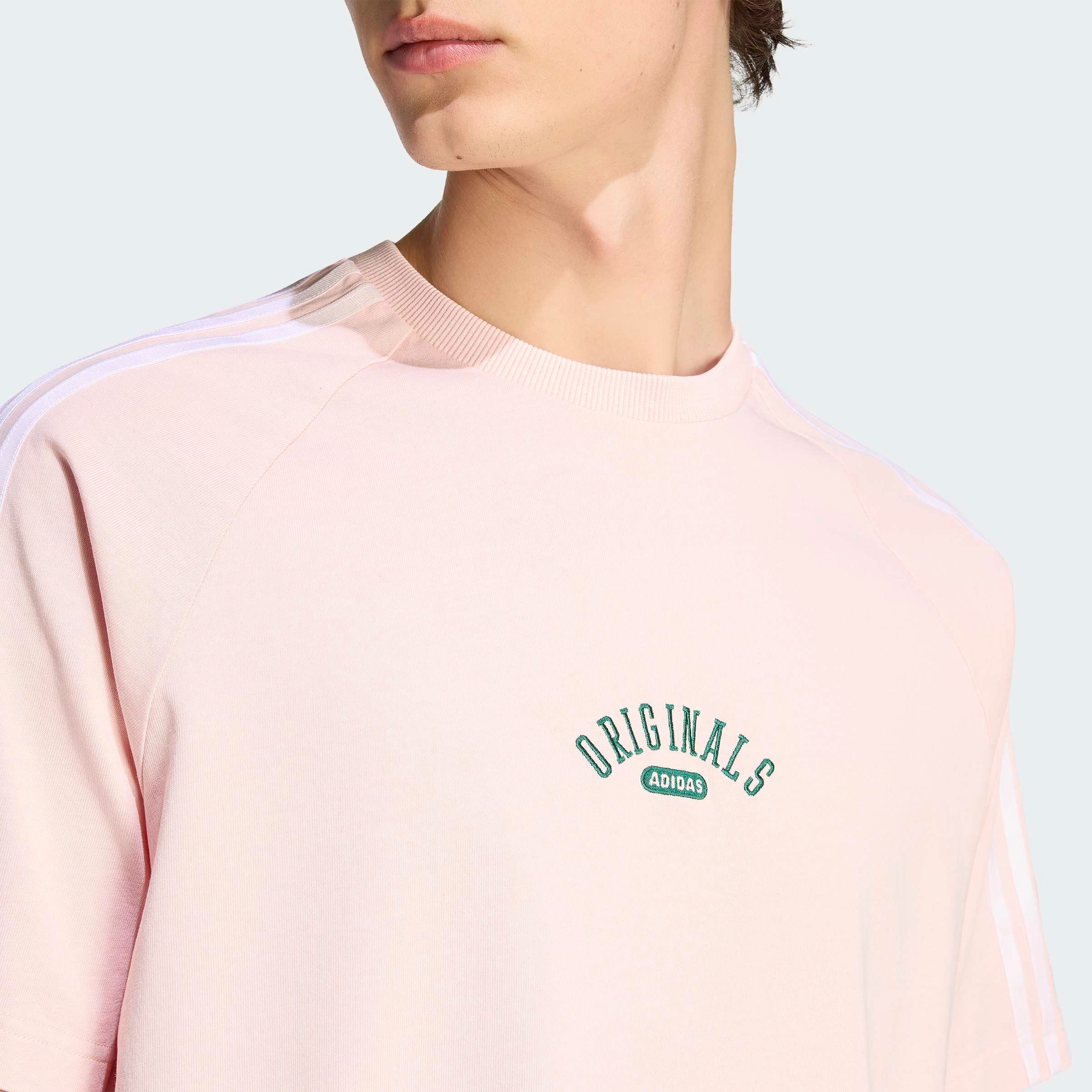 adidas Originals T-Shirt ADIDAS ORIGINALS RINGER, MIT VERWASCHENER GRAFIK