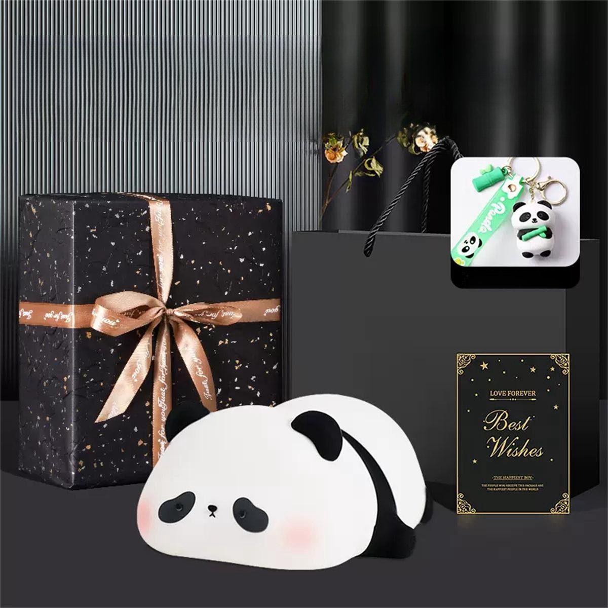 carefully selected Nachtlicht Roter Panda, LED-Nachtlicht, Geschenkbox, Kindergeschenk, Heißgeprägte schwarze Verpackung