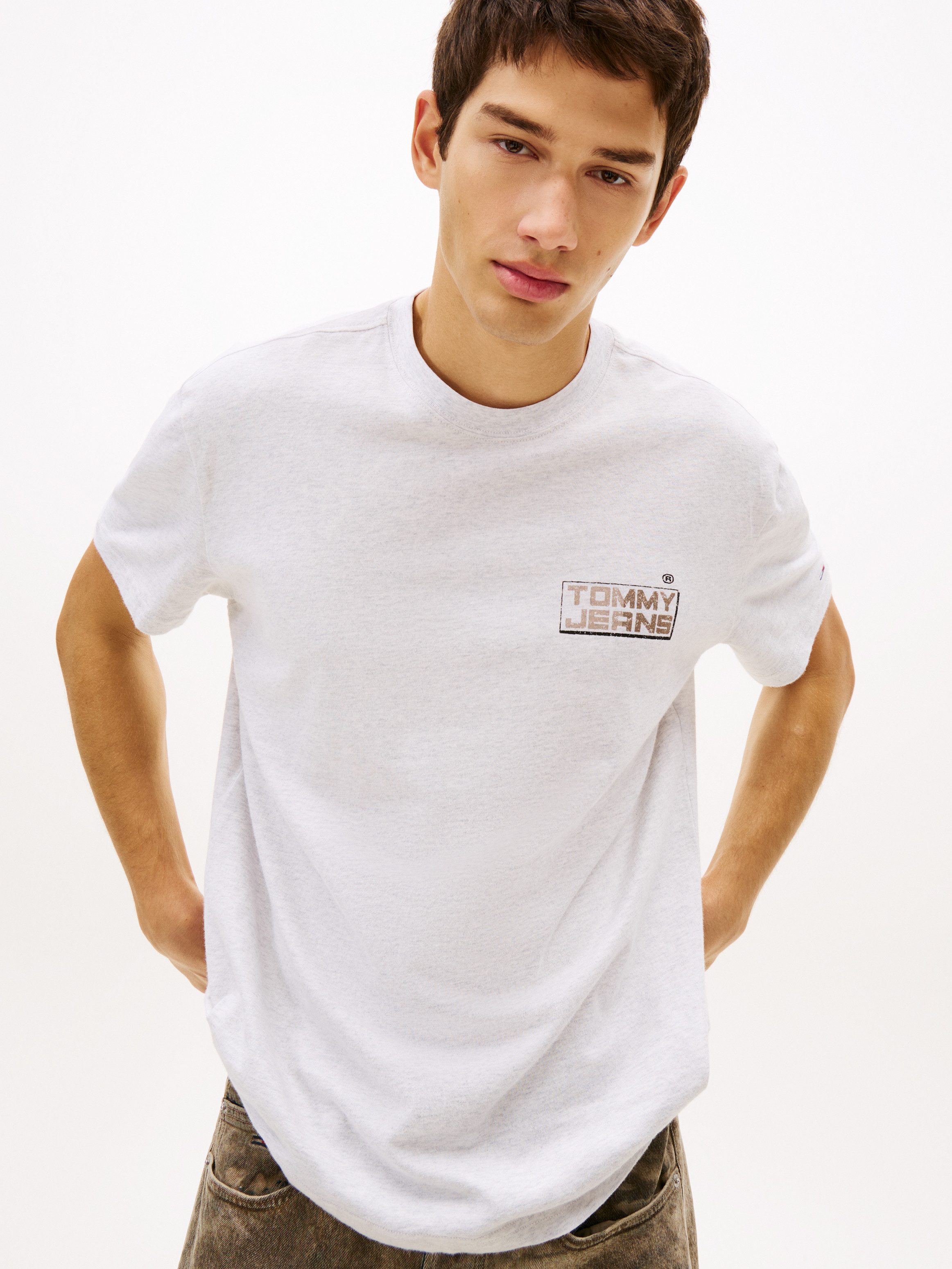Tommy Jeans T-Shirt TJM REGULAR GYM BLOCK mit Rundhalsausschnitt