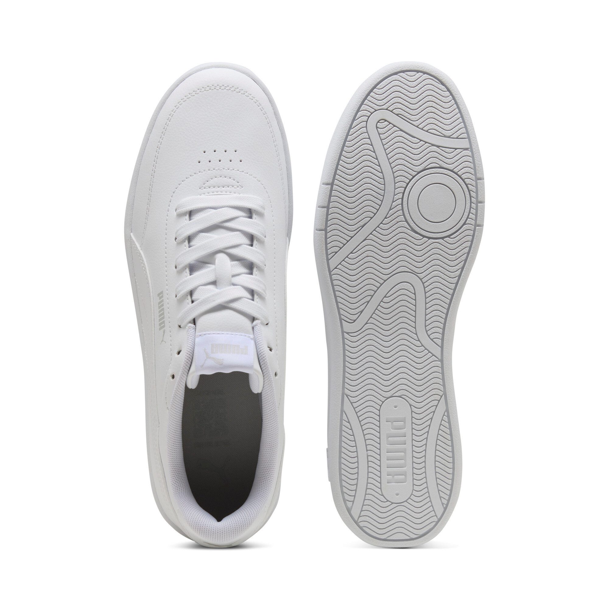 PUMA COURT CLASSIC CLEAN Sneaker mit SoftFoam+ Innensohle, mit Synthetik-Obermaterial, mit Schnürung – Bild 4 von 5