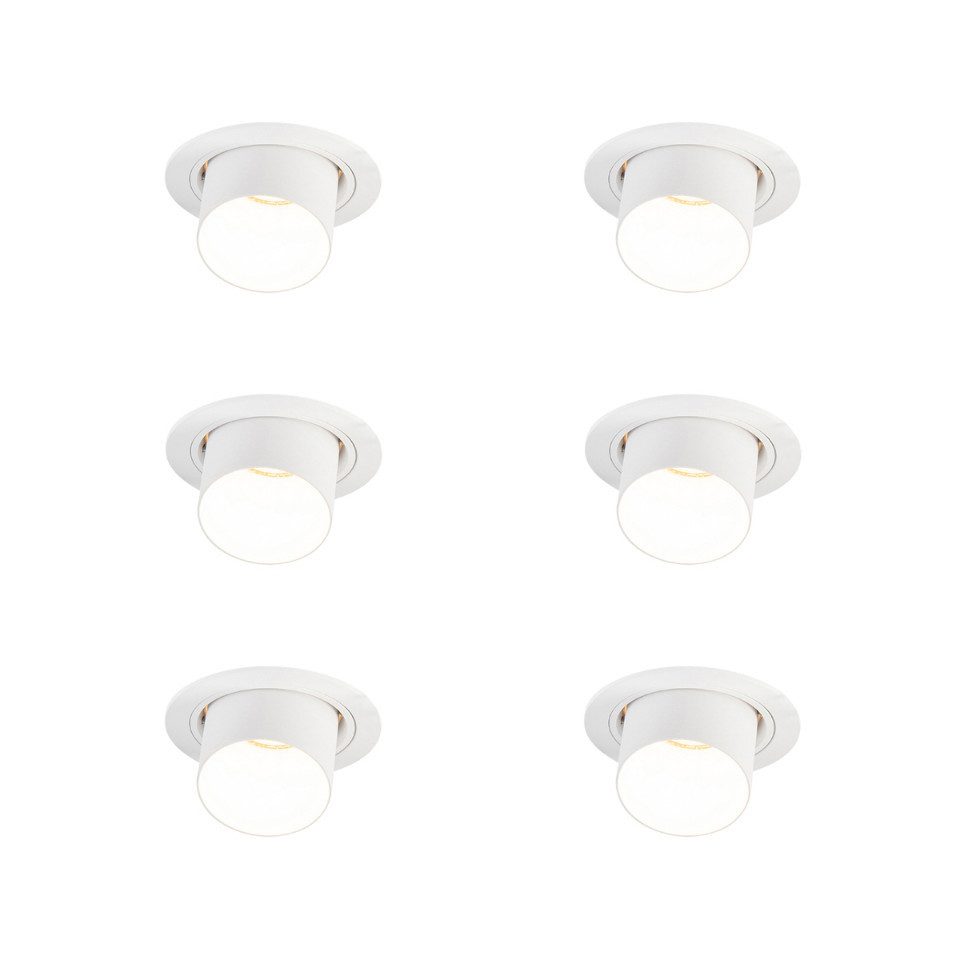 Qazqa LED Einbaustrahler 98816, ohne Leuchtmittel, Warmweiß