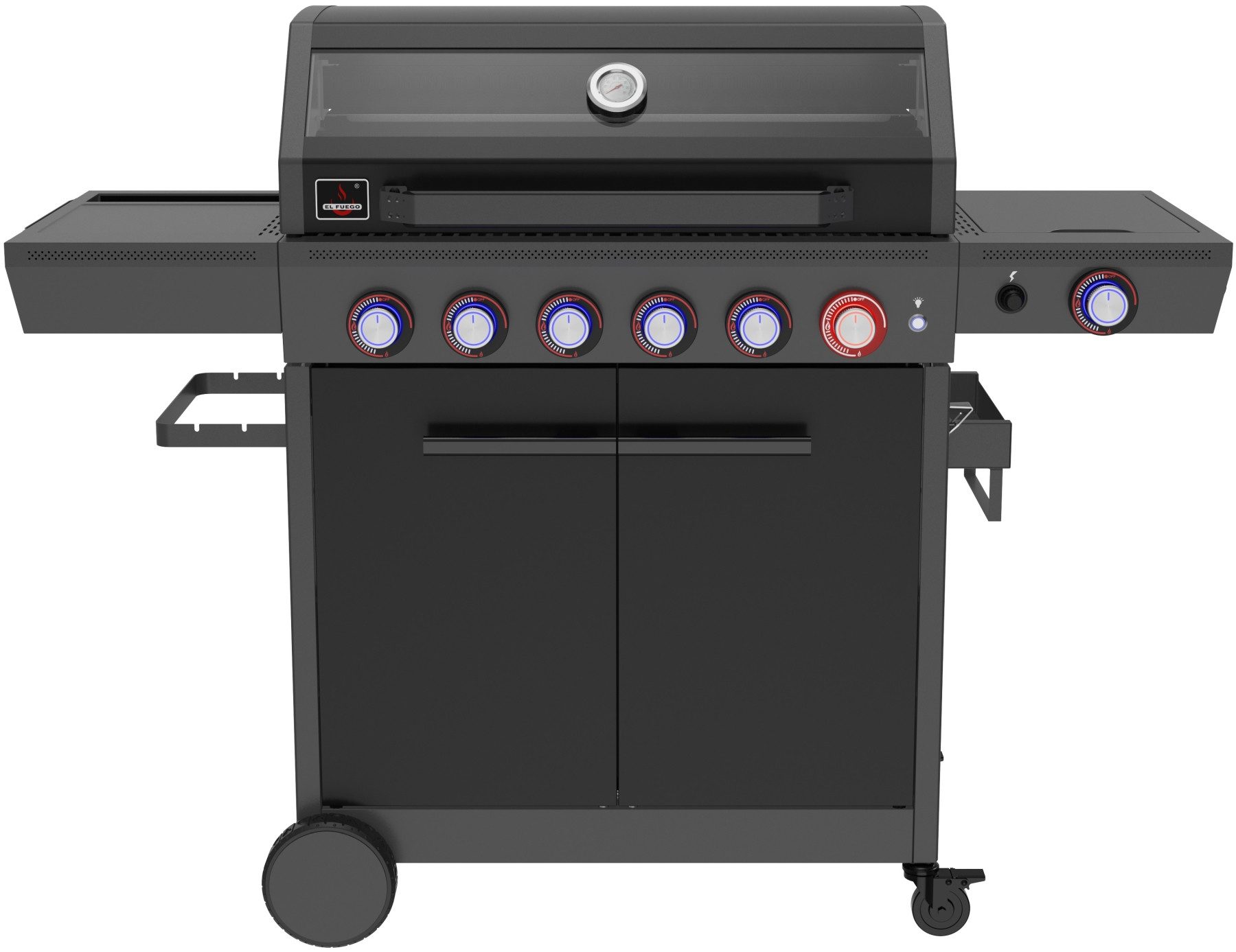 El Fuego Gasgrill Key West, 22 kW (6 Brenner je 3,0 kW + 1 Turbobrenner 4,0 kW)
