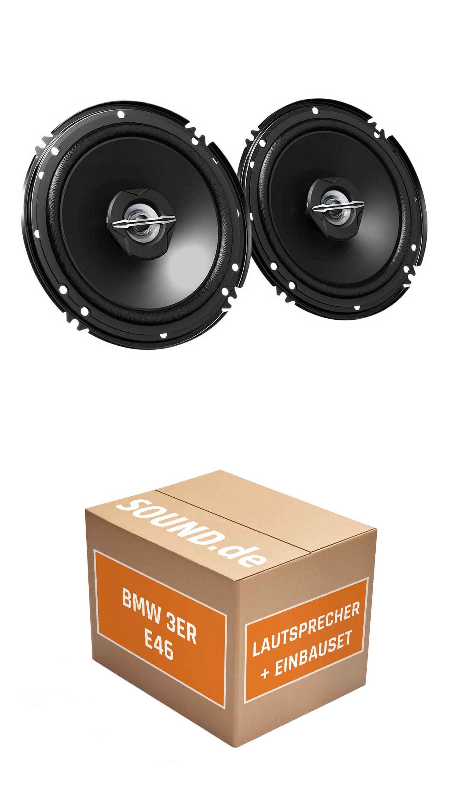 JUST SOUND best choice for caraudio Lautsprecher 16cm, Heckablage JVC CS-J620X für BMW 3er E46 Coupe 300W Auto-Lautsprecher (30 W)