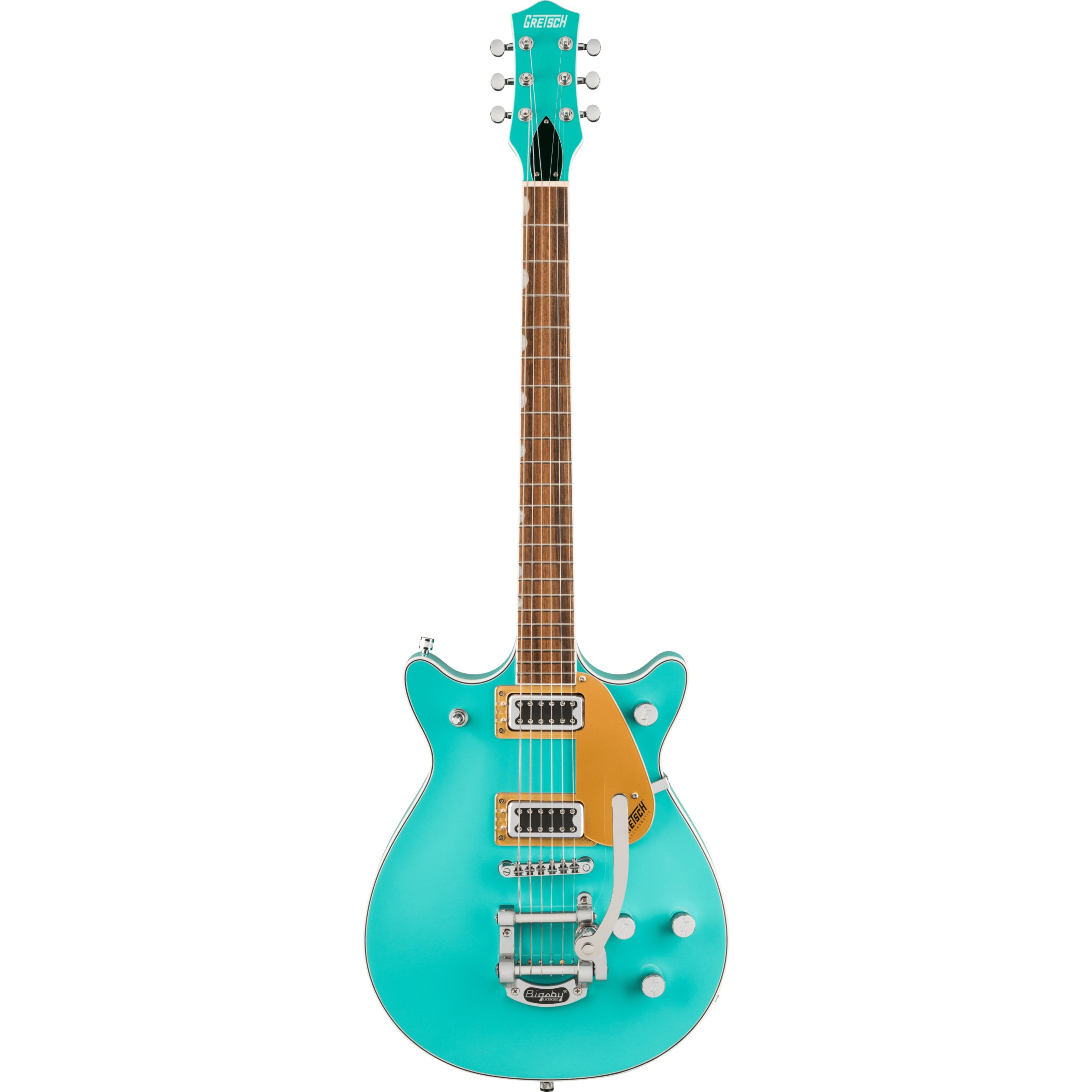 Gretsch E-Gitarre, E-Gitarren, Andere Modelle, G5232T Electromatic Double Jet FT Bigsby Caicos Green - E-Gitarre