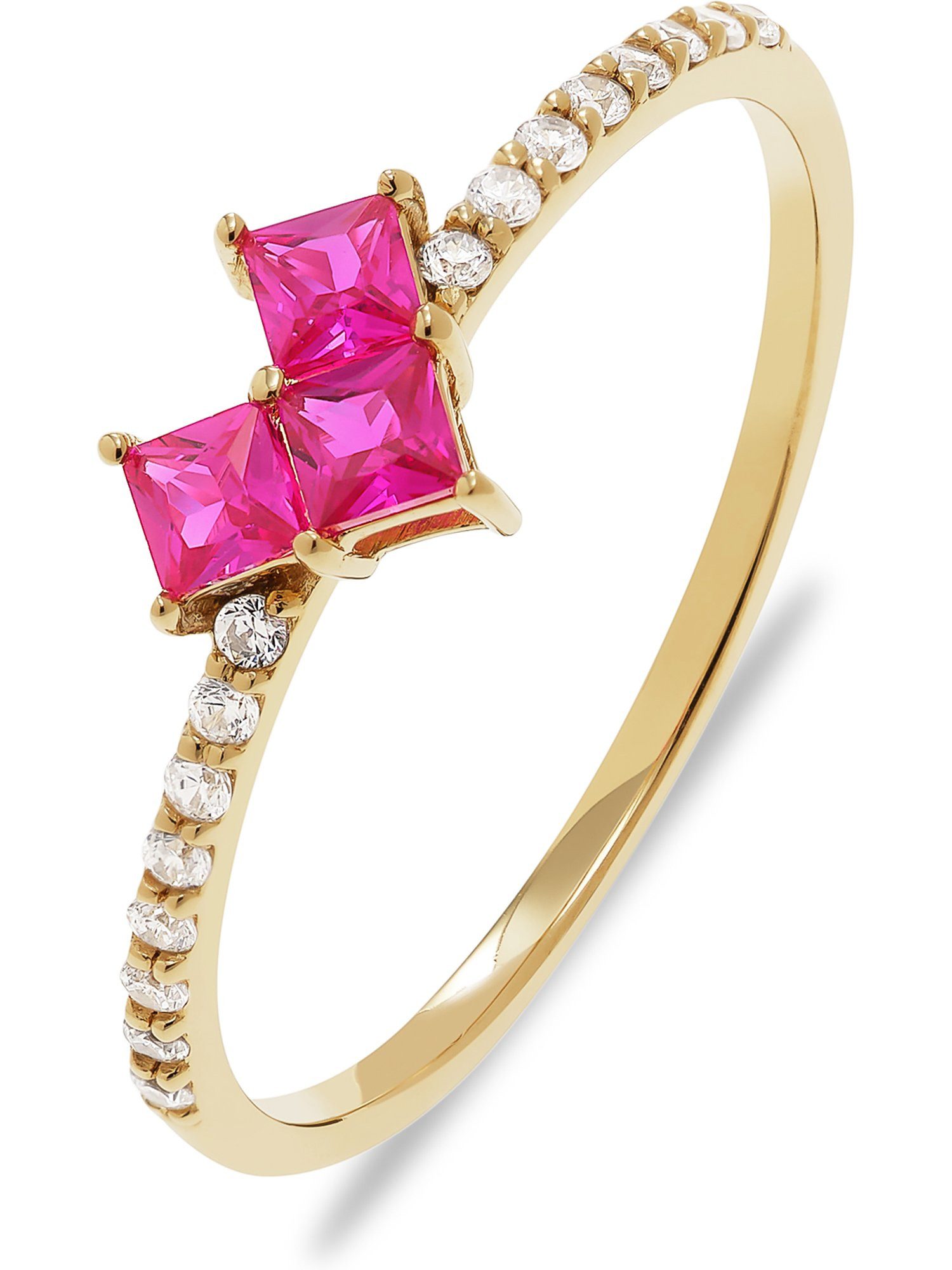 CHRIST Silberring CHRIST Damen-Ring 925er Silber, recycelt Zirkonia, Zirkon günstig online kaufen