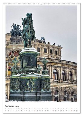 CALVENDO Wandkalender Bilder aus Dresden (Premium, hochwertiger DIN A2 Wandkalender 2023, Kunstdruck in Hochglanz)