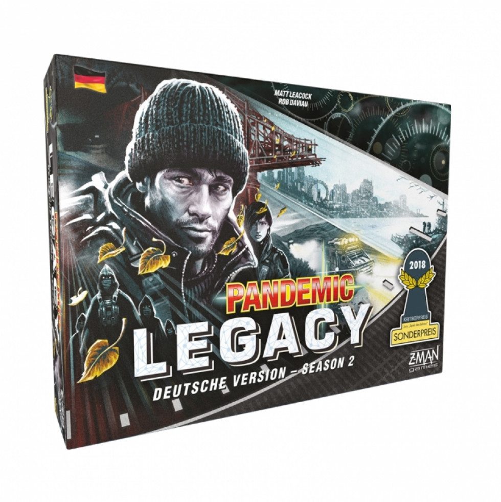 Asmodee Spiel, Pandemic Legacy - Season 2 SCHWARZ - deutsch
