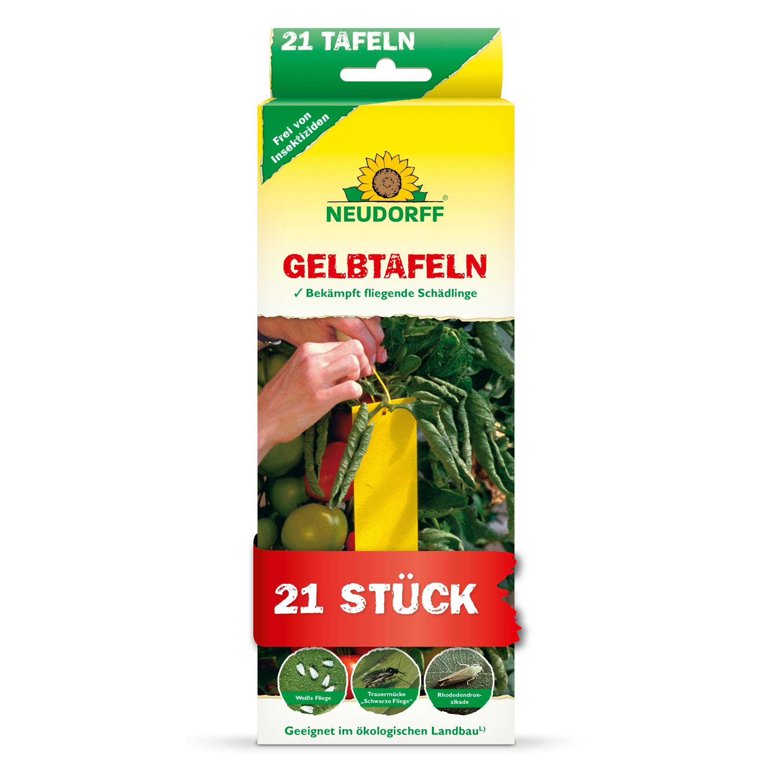 Klebefalle Gelbtafeln (kleinformatig) 7,50 x 20 cm 21 Stk.