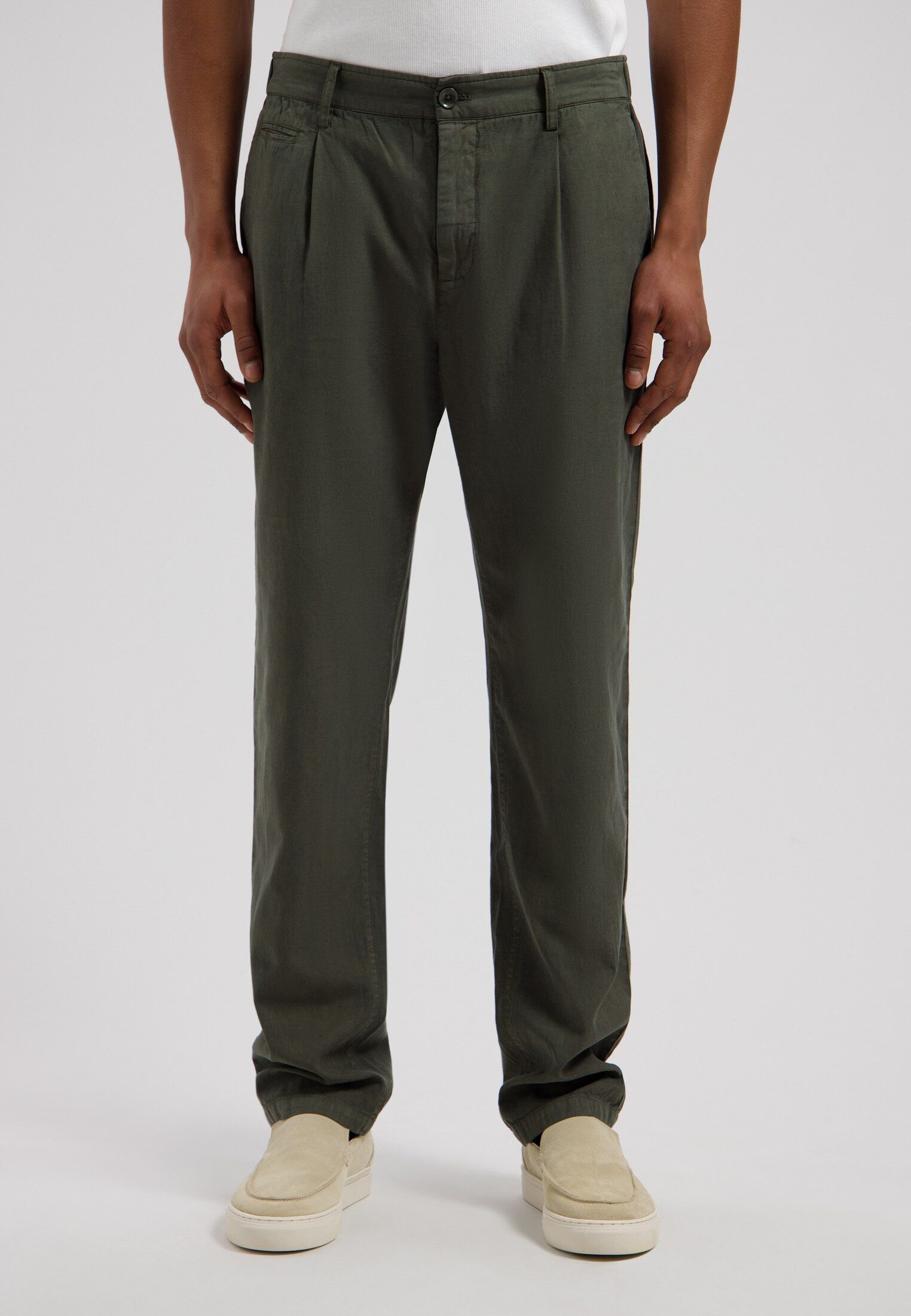 Dstrezzed Stoffhose DS_Logan Pleat Tecolin - Hose Herren - Straight Fit Hose