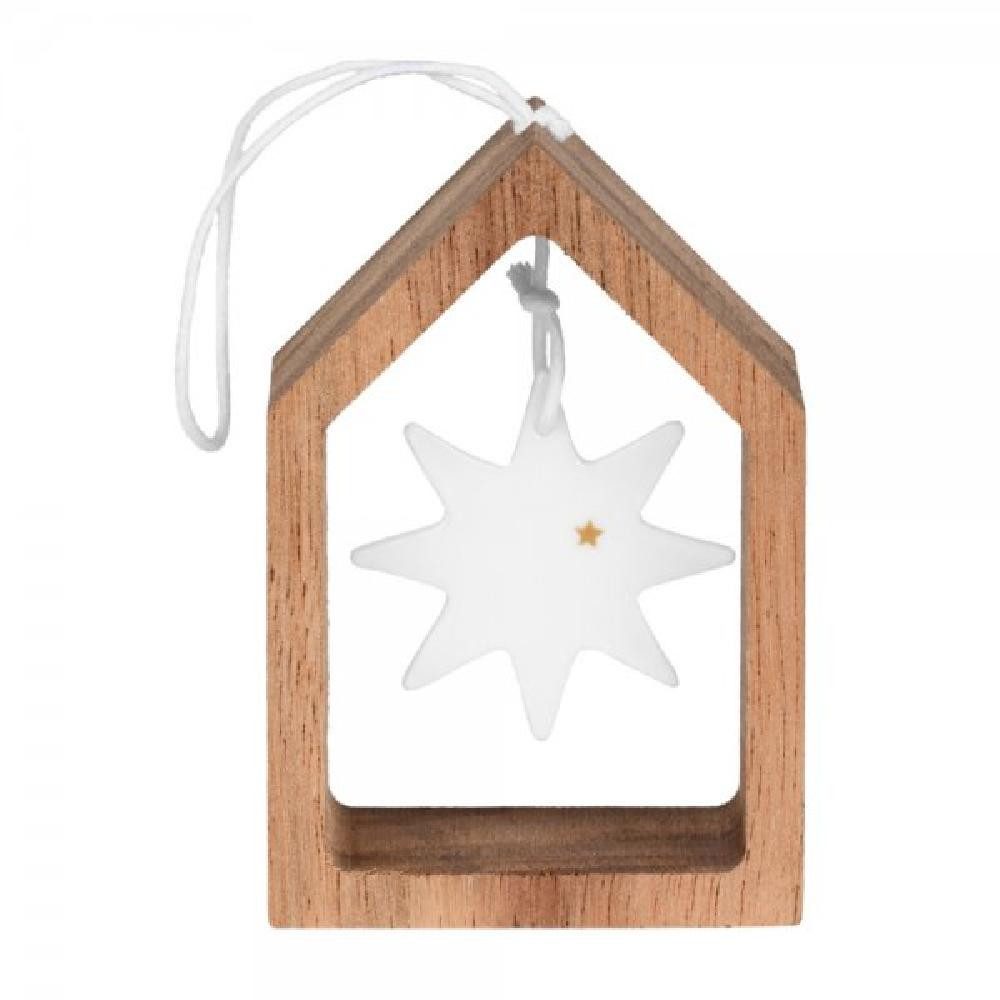 Räder Dekofigur Design Hänger Häuschenanhänger Stern (7,5cm)
