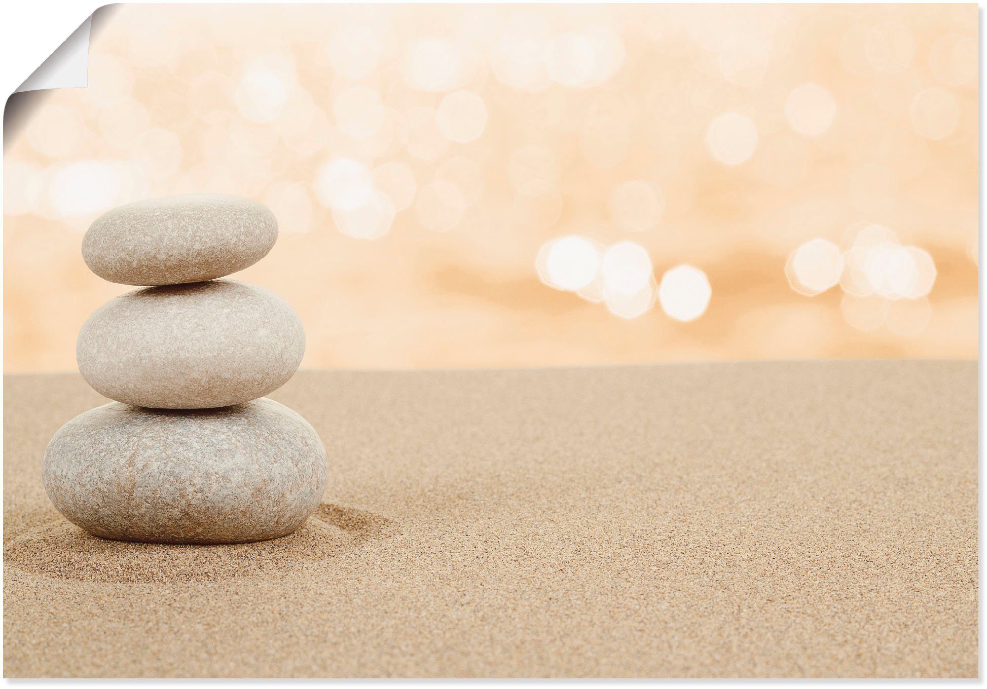 Artland Wandbild Zen Steine Im Sand Zen 1 Stuck In Vielen Grossen Produktarten Alubild Outdoorbild Fur Den Aussenbereich Leinwandbild Poster Wandaufkleber Wandtattoo Auch Fur Badezimmer Geeignet Online Kaufen Otto