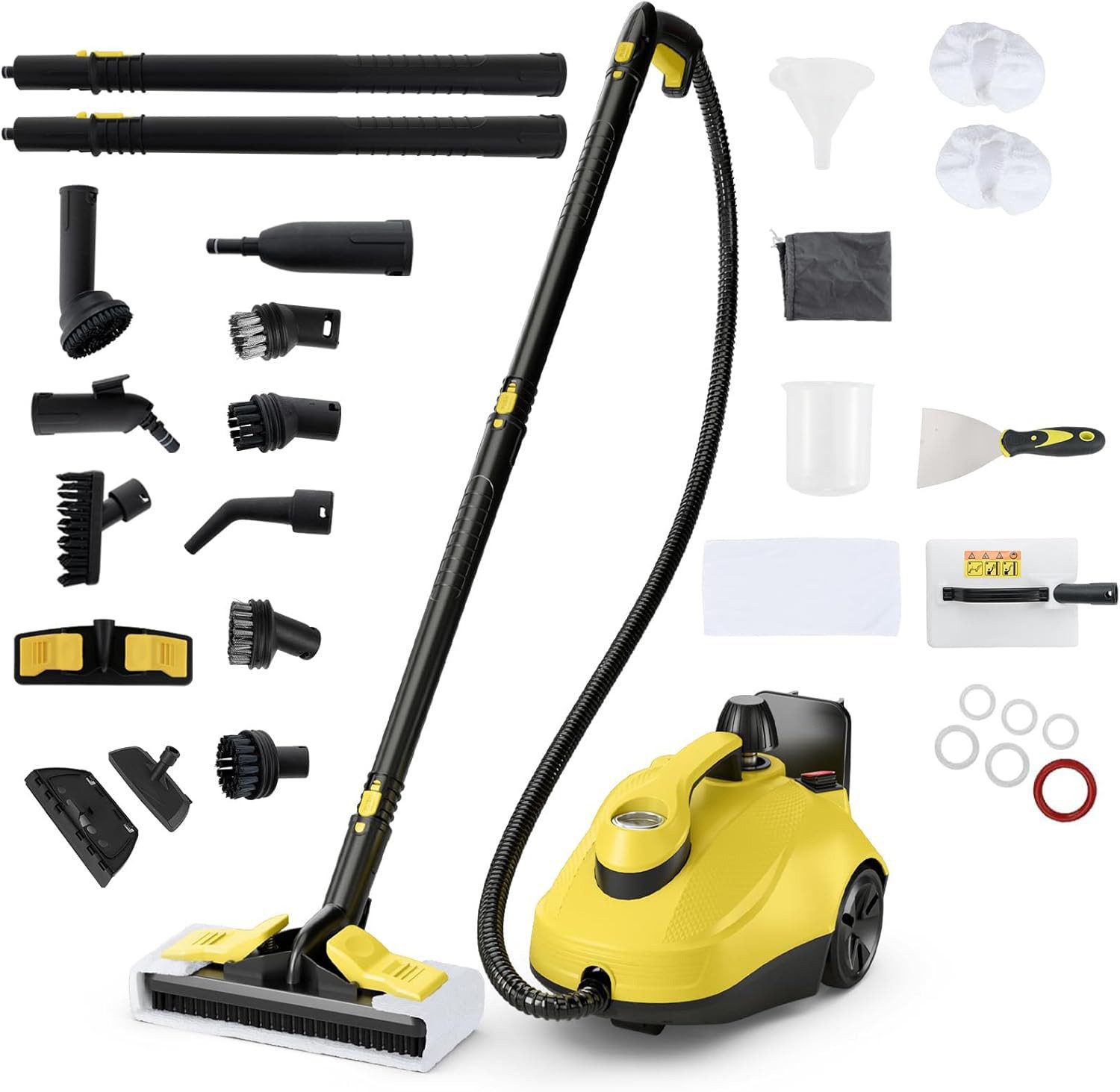 KOMFOTTEU Dampfreiniger, 2000 W, Dampfreiniger Handgerät, Bodendampfreiniger