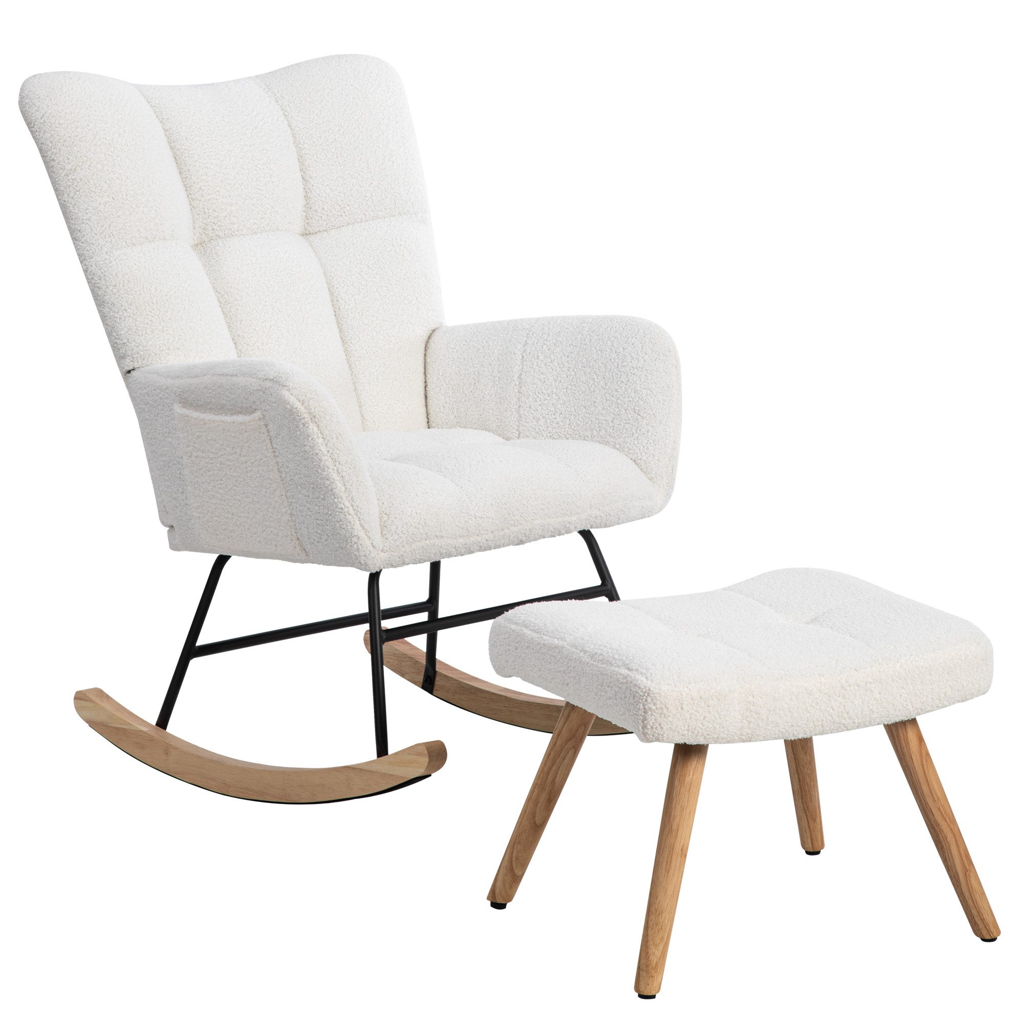 OKWISH Schaukelstuhl Belastbarkeit 250 lbs (Loungesessel, günstig online kaufen