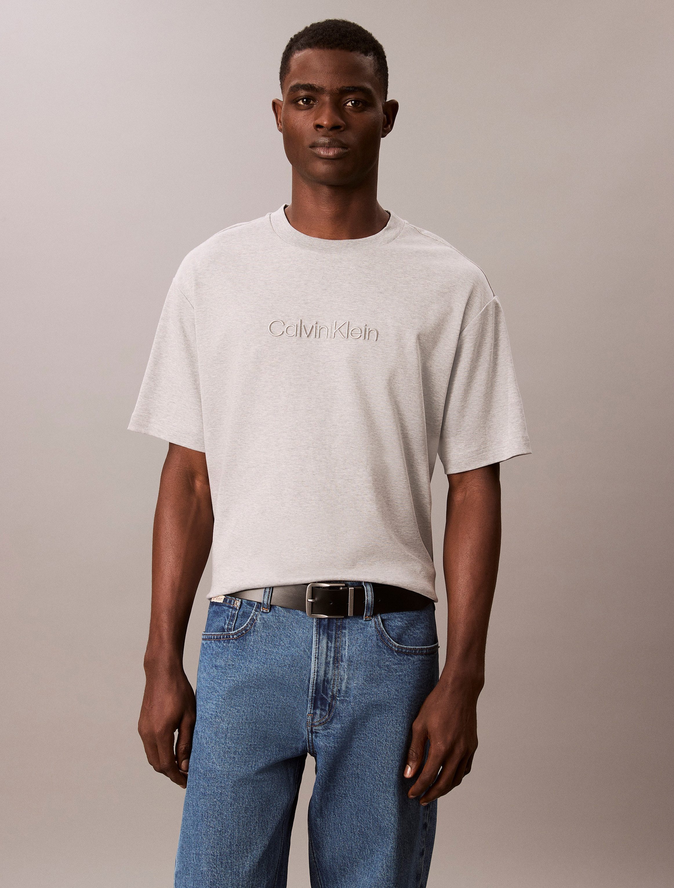 Calvin Klein T-Shirt A - Rel Fashion Logo Tee Mit Rundhalsausschnitt günstig online kaufen