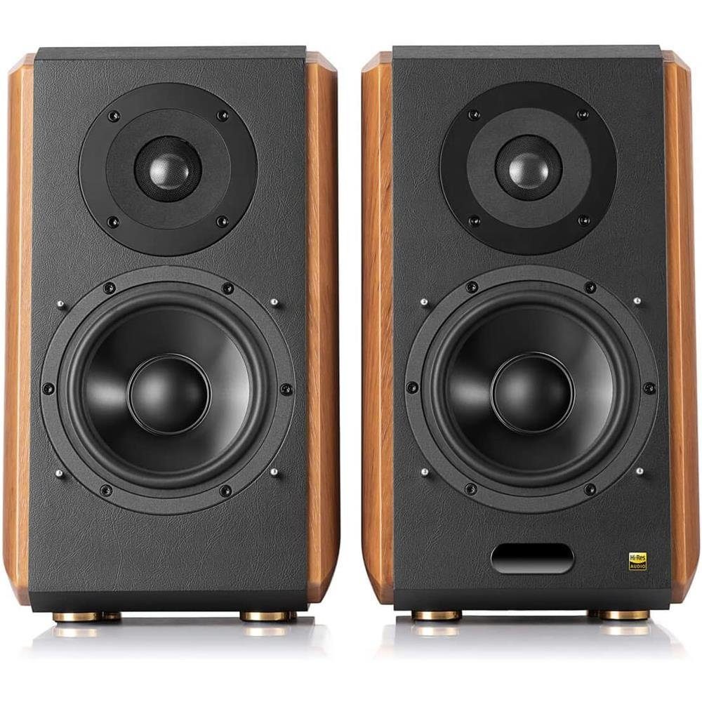 Edifier® S1000MKII Regal-Lautsprecher 2.0 (Bluetooth, 120 W, optischer Eingang, Aktivmonitor-Nahfeldlautsprecher mit Class-D-Verstärker)
