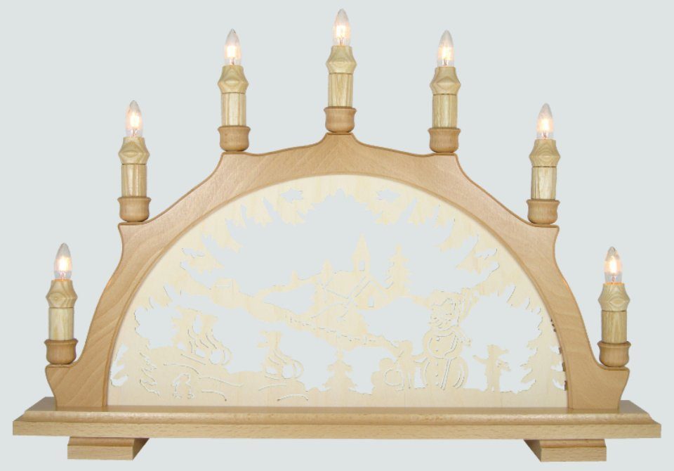 Osterhase Lenk und Sohn Lichterbogen Winterlandschaft