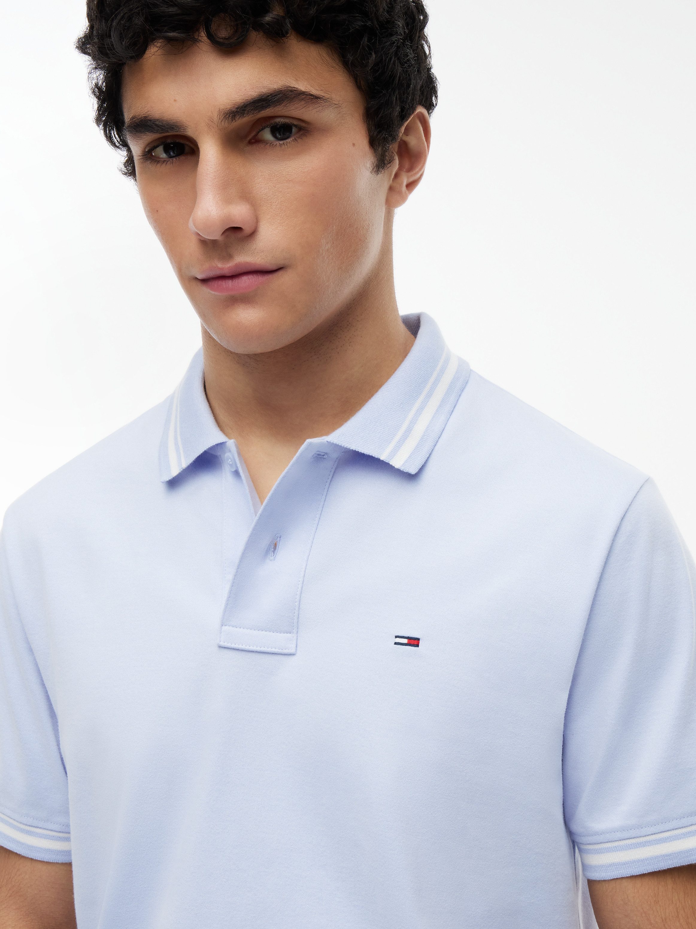 Tommy Jeans Poloshirt TJM REGULAR TIPPED Regular fit mit Polokragen – Bild 3 von 5