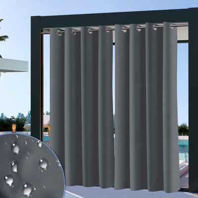 Outdoorvorhang Outdoor Vorhang Terassenvorhänge Außenvorhang Wasserfest Für Terrasse, Bettizia