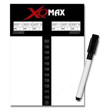 XQMAX Dartscheibe Dart Starter-Set, (Dartset, Komplettset), Steeldarts Spielstandtafel Sisal Board