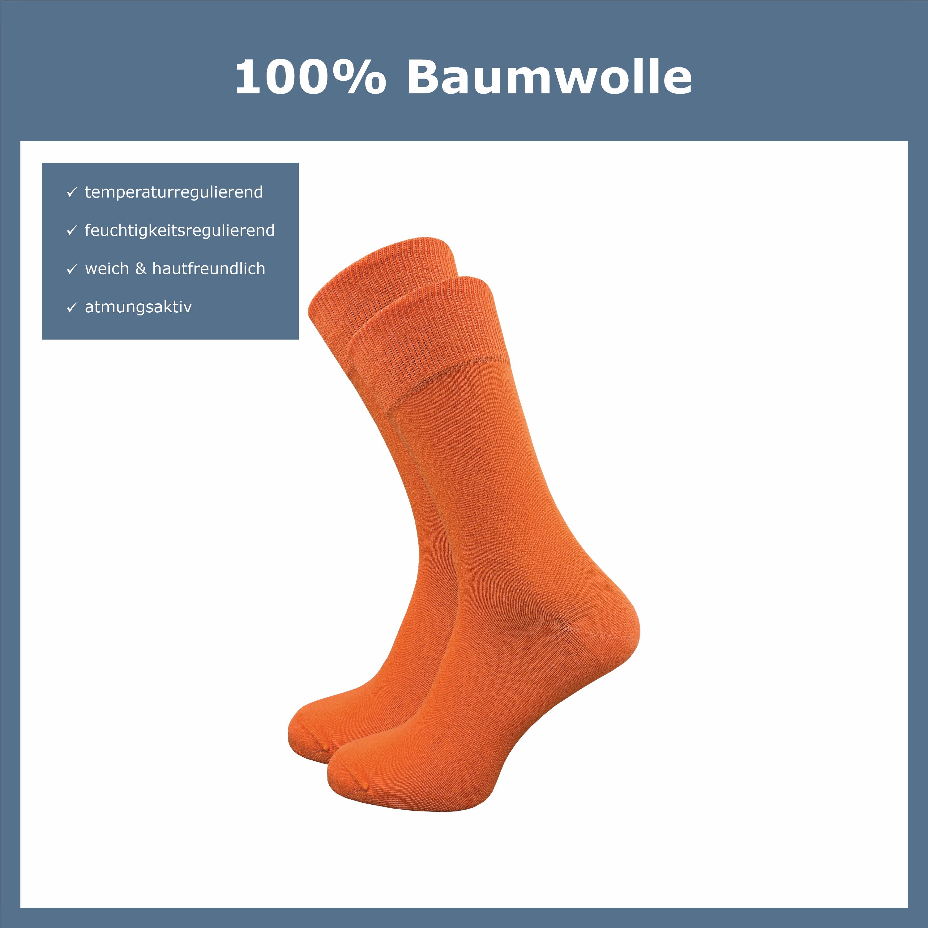 ca·wa·so Businesssocken für Herren aus 100 % Baumwolle - Reine Baumwollsocken - Weiche Socken (10 Paar) Doppelt verstricktes Garn und gekämmte Baumwolle für lange Haltbarkeit
