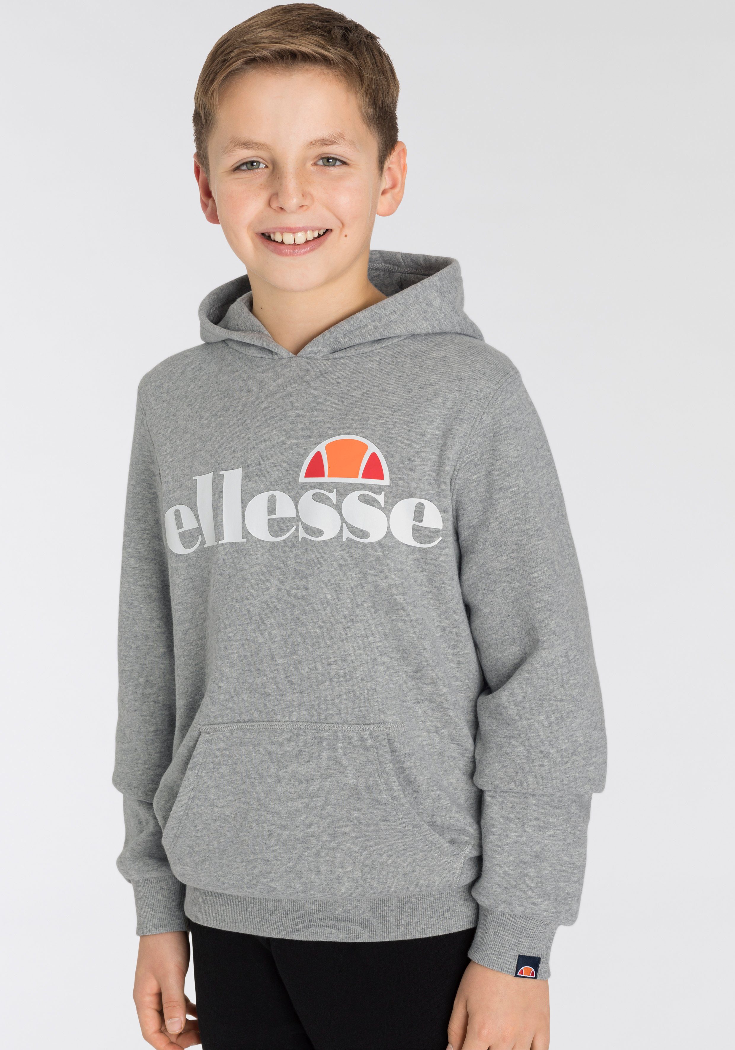 Ellesse Kapuzensweatshirt JERO OH HOODY JNR - für Kinder grau-meliert | Sweatshirts