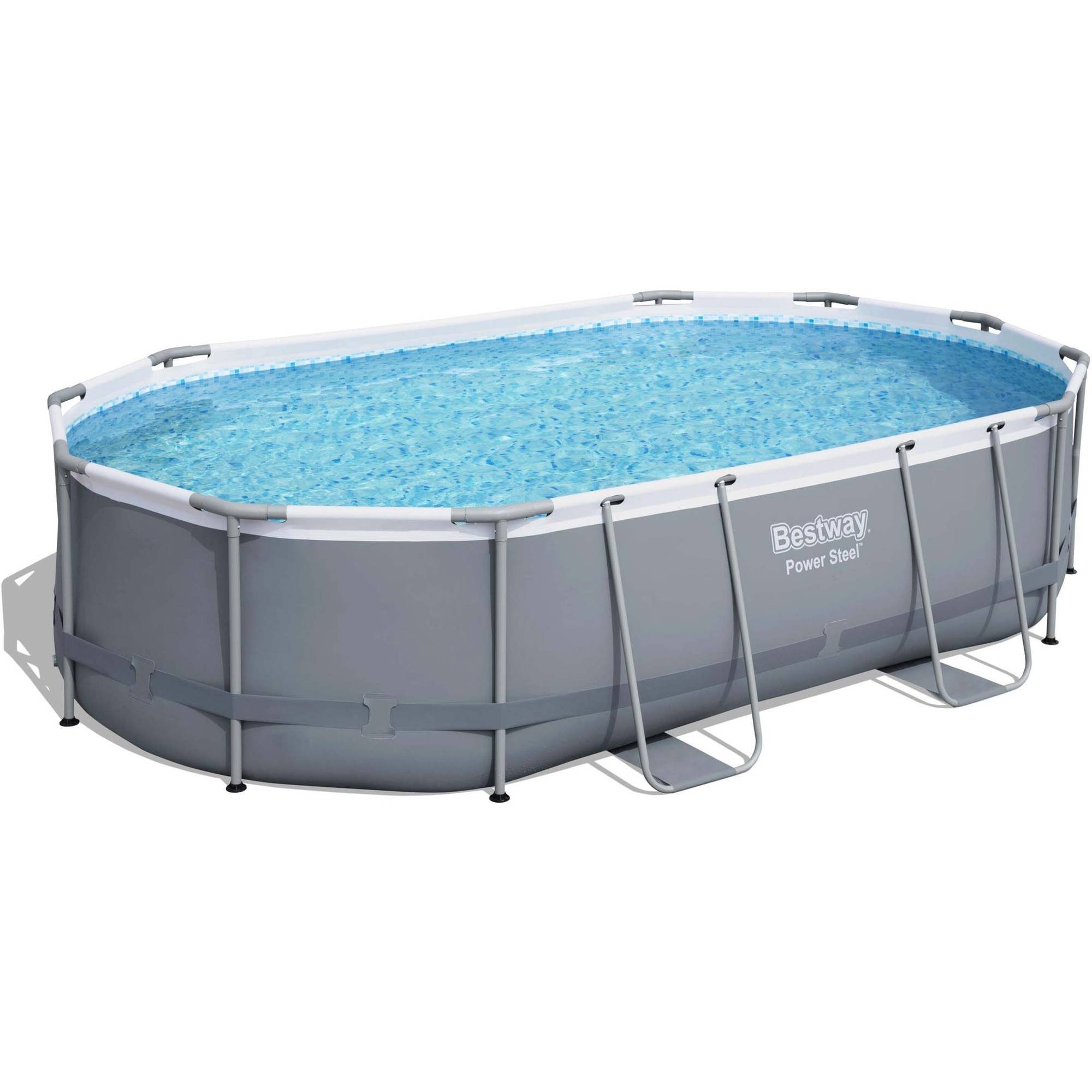 Framepool Bestway Power Steel Oval Frame Pool Set 488 x 305