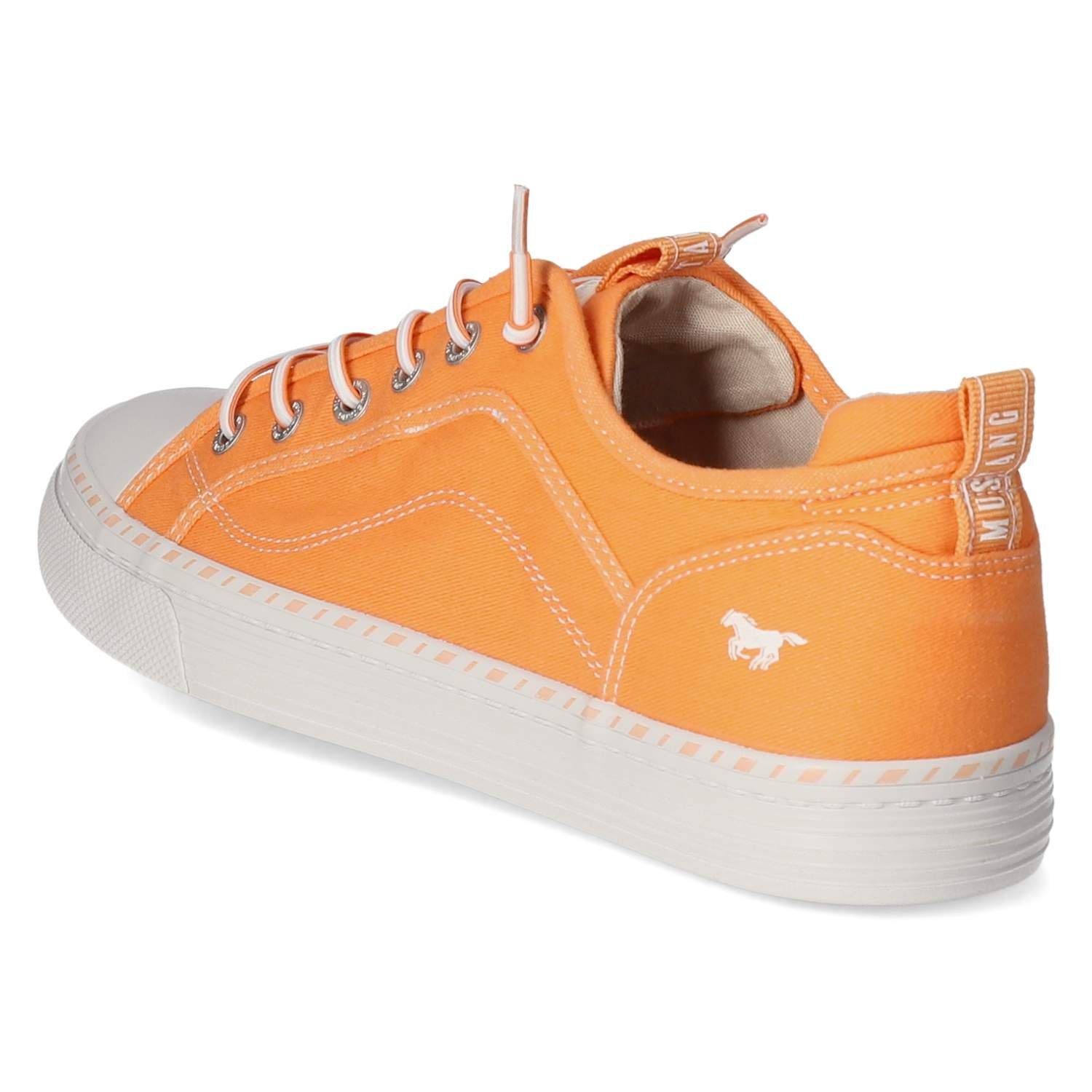 MUSTANG Mustang 1376308-61 Damen Textil orange Schnürschuh