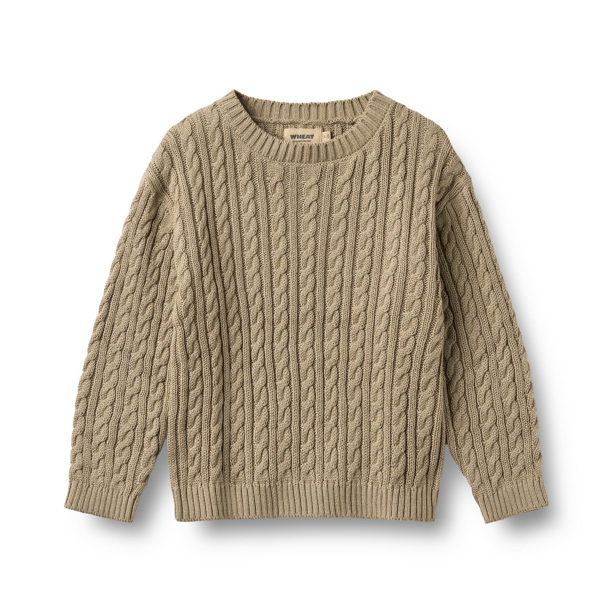 WHEAT Strickpullover Knit Pullover L/S Oliver Reine Baumwolle